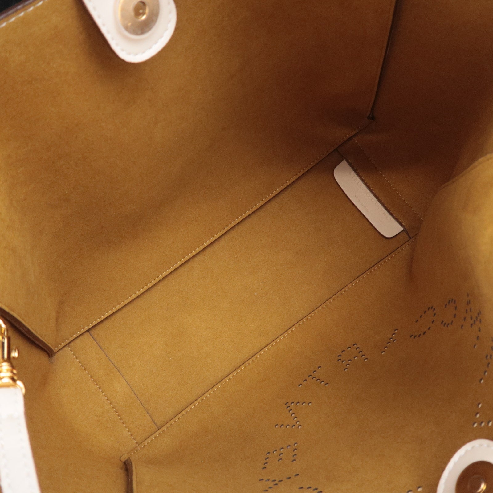Stella McCartney 2Way Tote Bag Vegan Leather Light Beige
