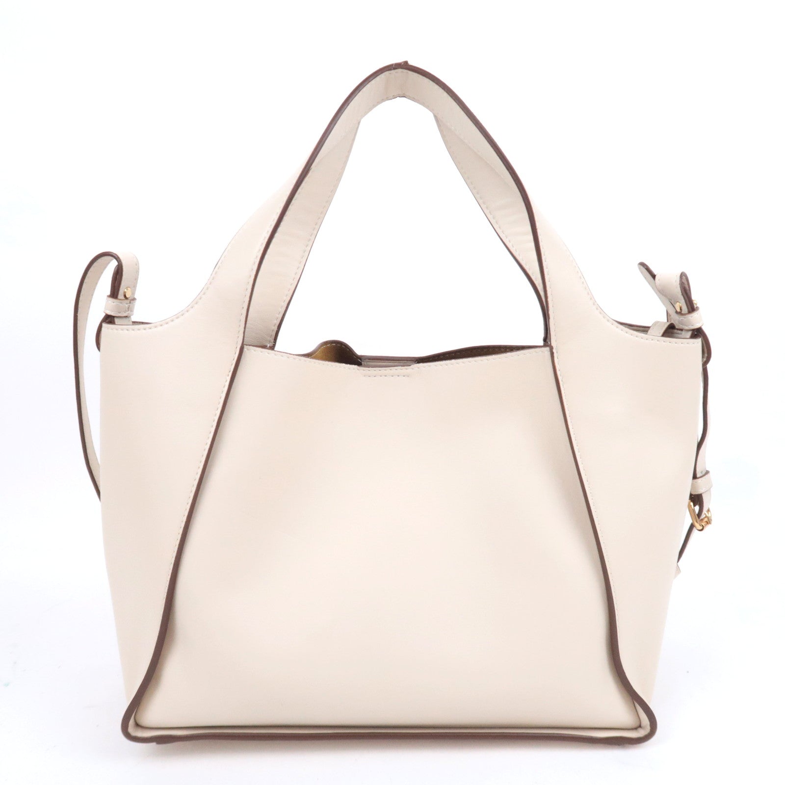 Stella McCartney 2Way Tote Bag Vegan Leather Light Beige
