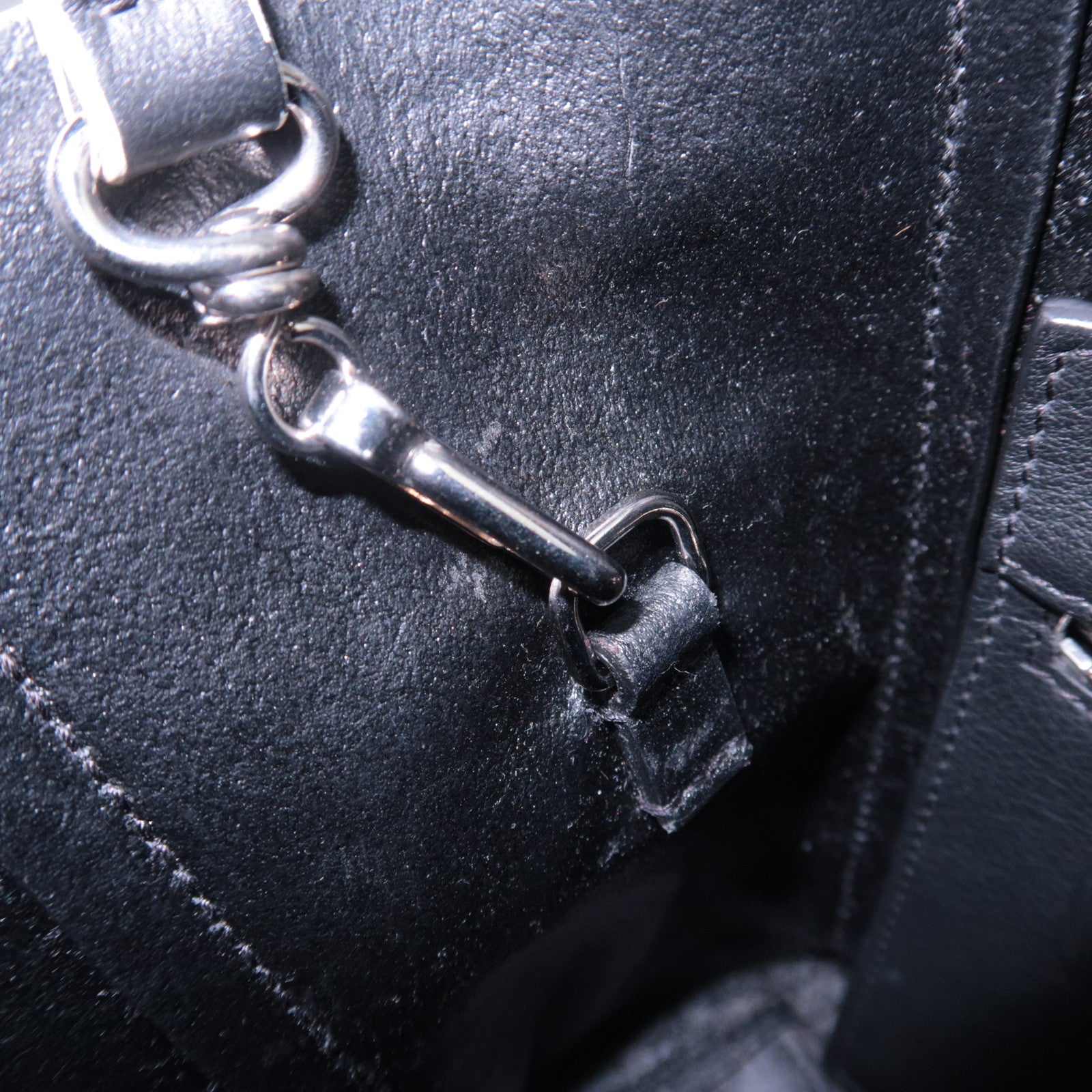 BALENCIAGA Everyday Tote XXS 2Way Leather Hand Bag Black 551815