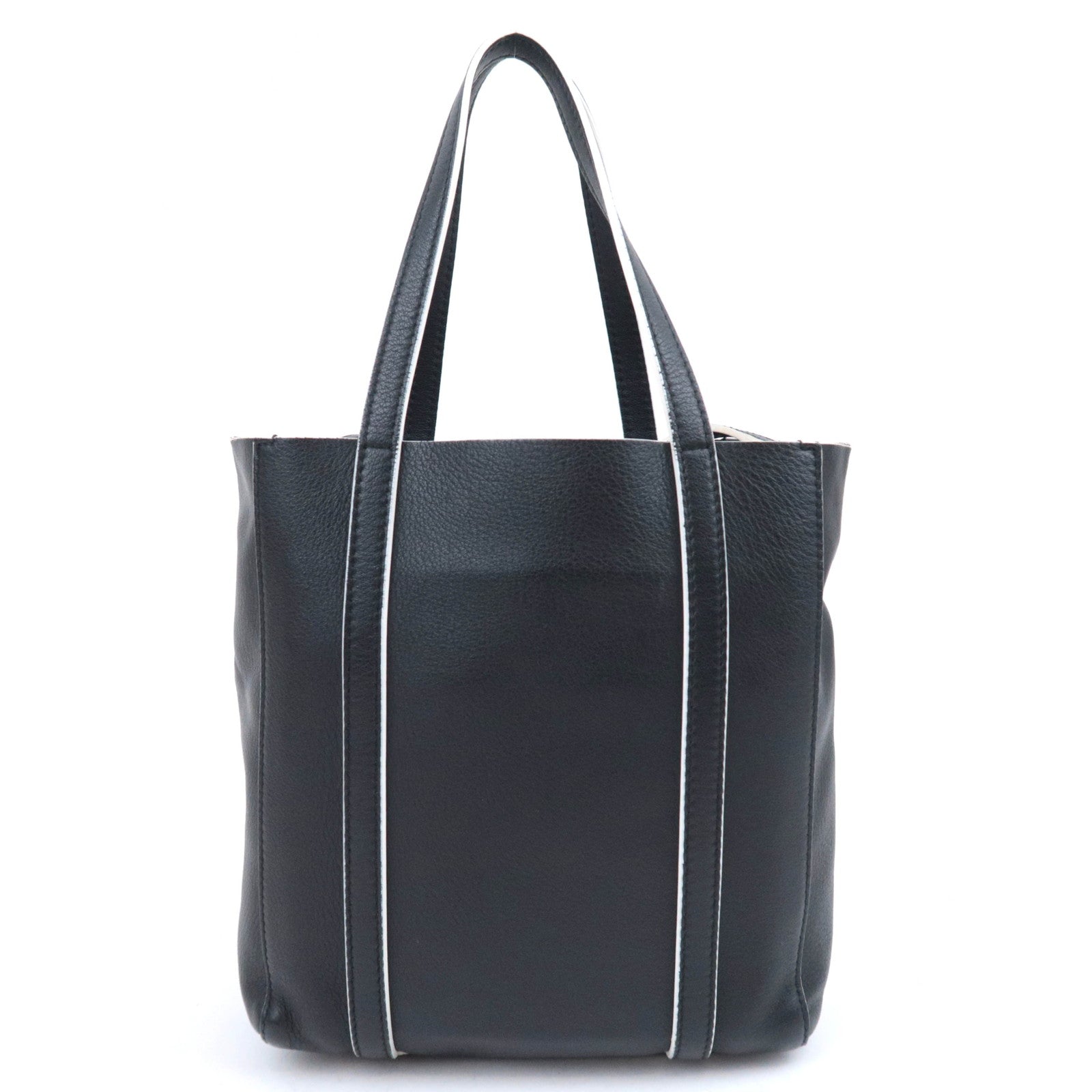 BALENCIAGA Everyday Tote XXS 2Way Leather Hand Bag Black 551815