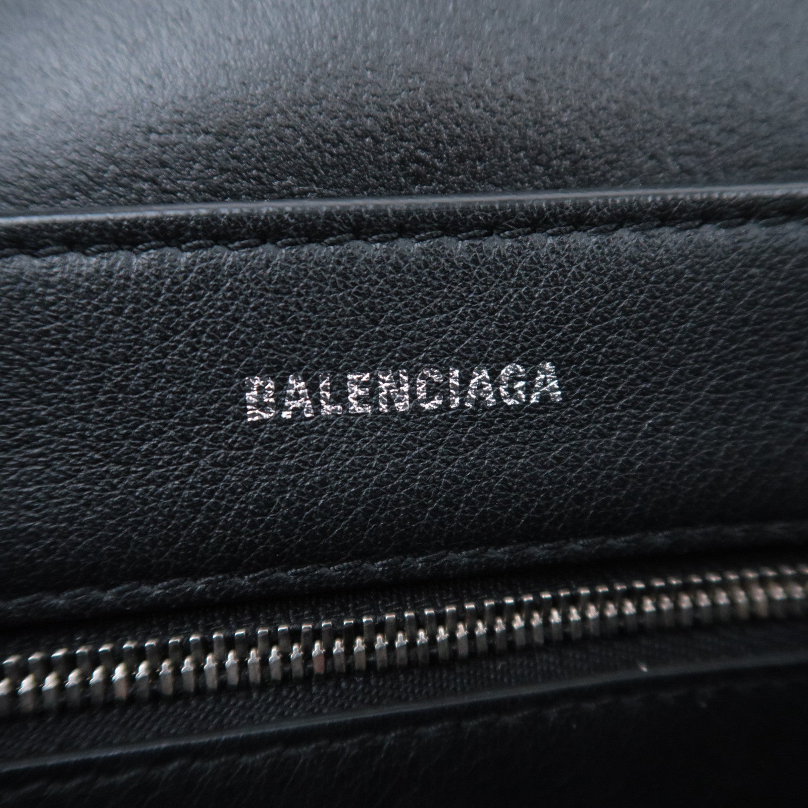 BALENCIAGA Everyday Tote XXS 2Way Leather Hand Bag Black 551815