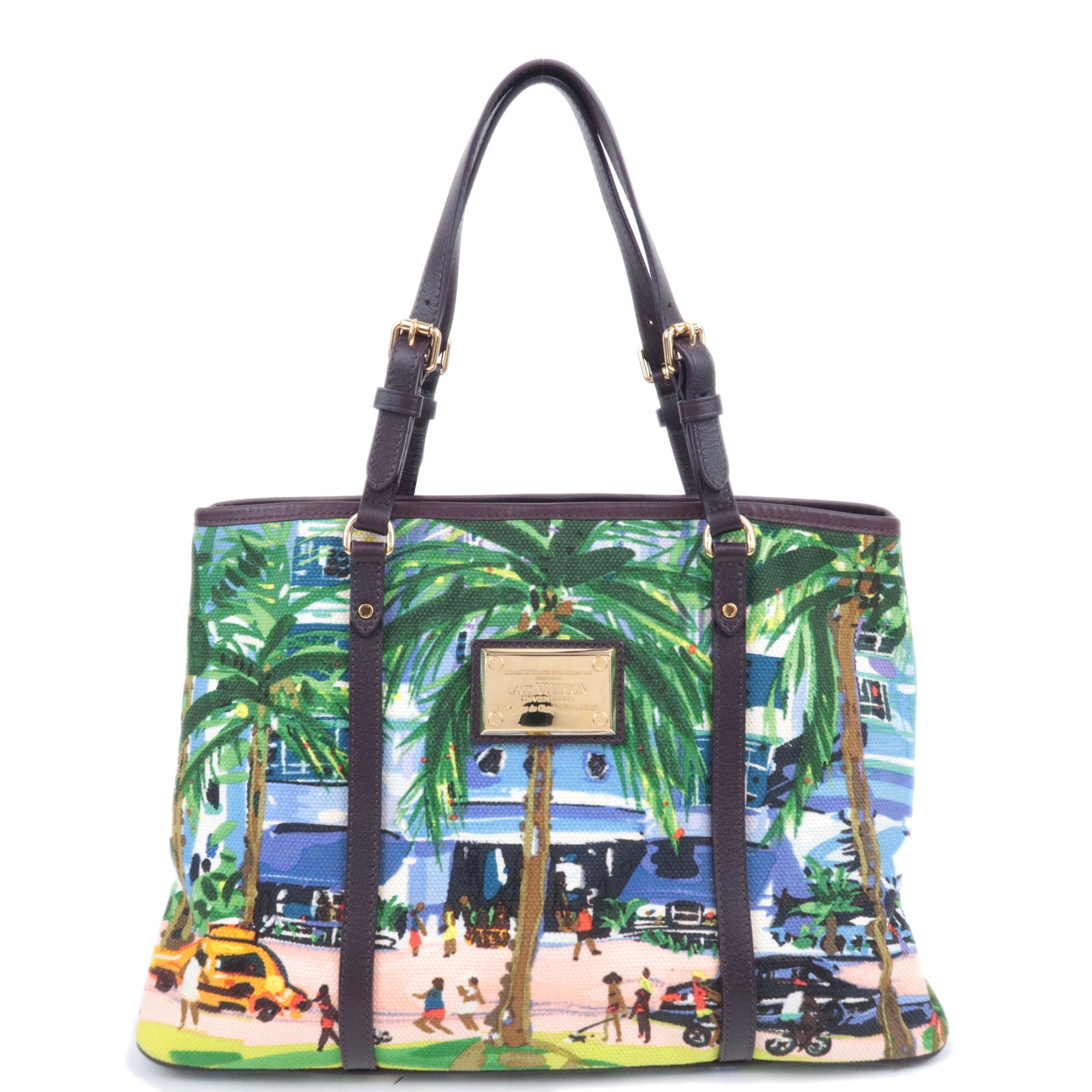Louis Vuitton Ailleurs Cabas PM Promenade Canvas Leather Tote Bag Multicolor M9377191093