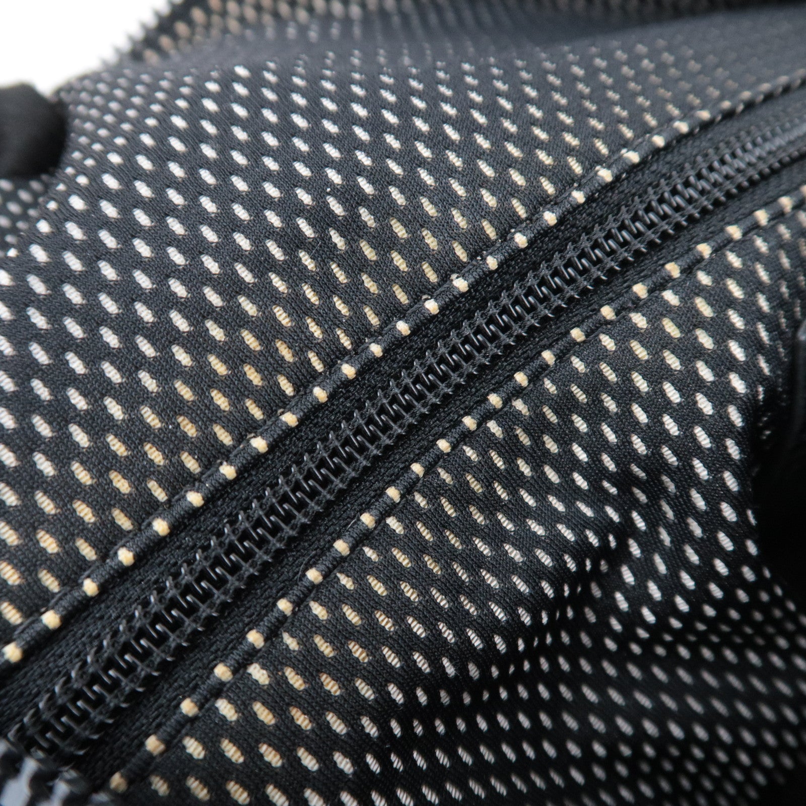 CHANEL Chanel Sports Boston Bag Coated Canvas Black