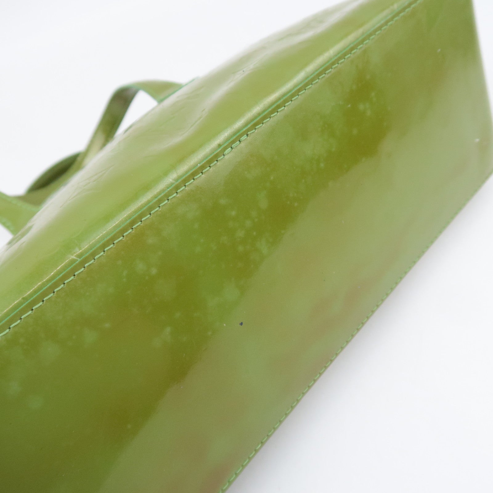 Louis Vuitton Monogram Vernis Wilshire PM Handbag Vert Tonic M93645