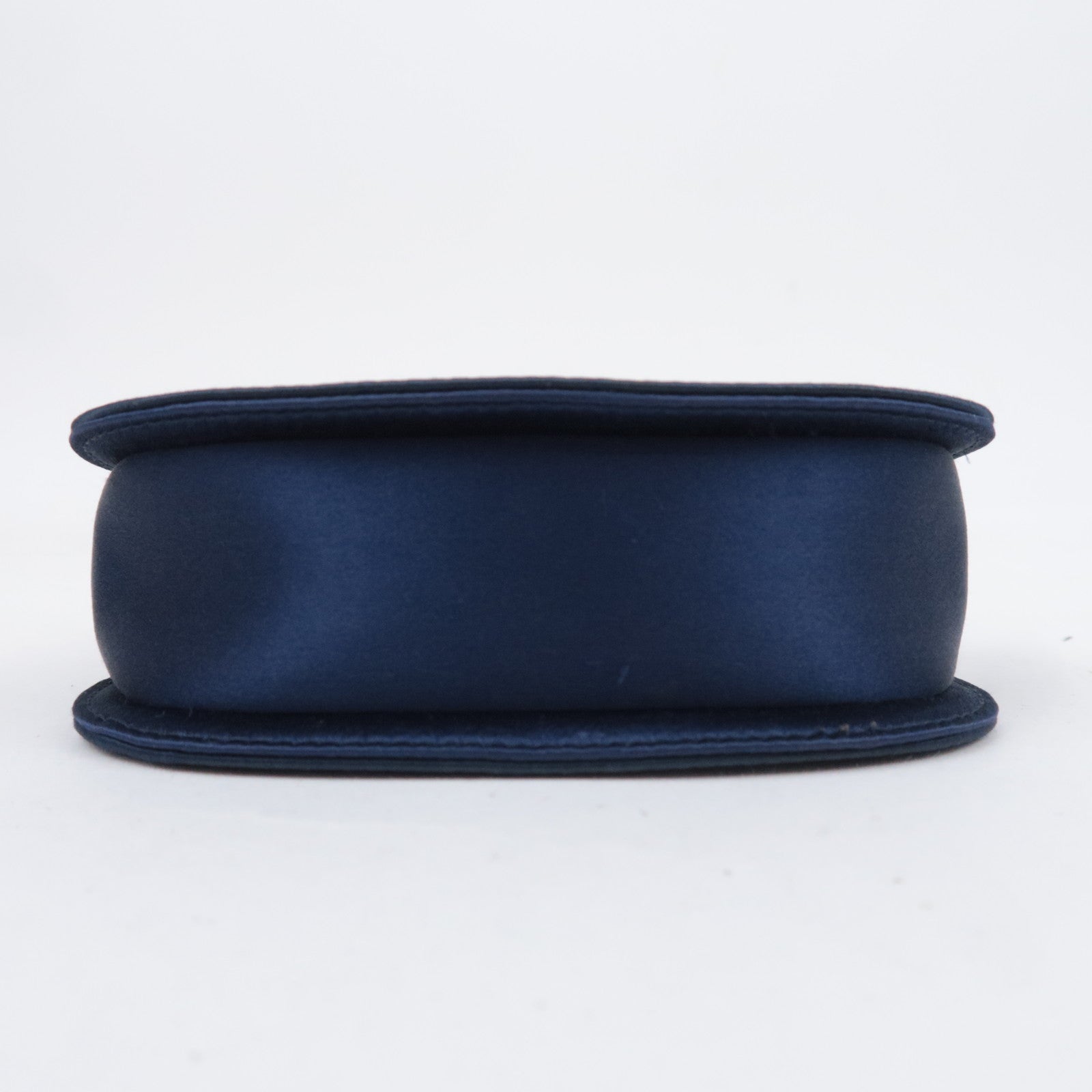 GUCCI Bamboo Mini Satin Handbag Navy 005.109.0259