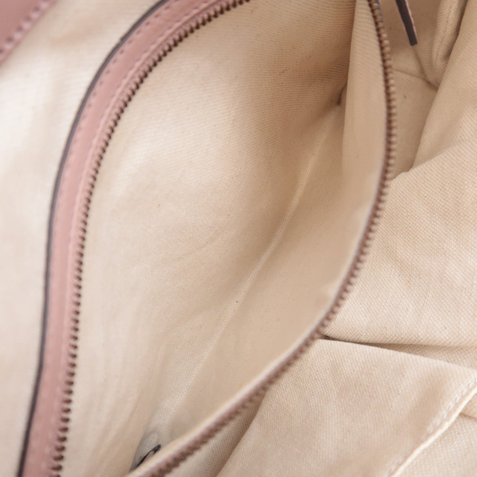 GUCCI GG Canvas Tote Bag Pink Beige Pink 308604
