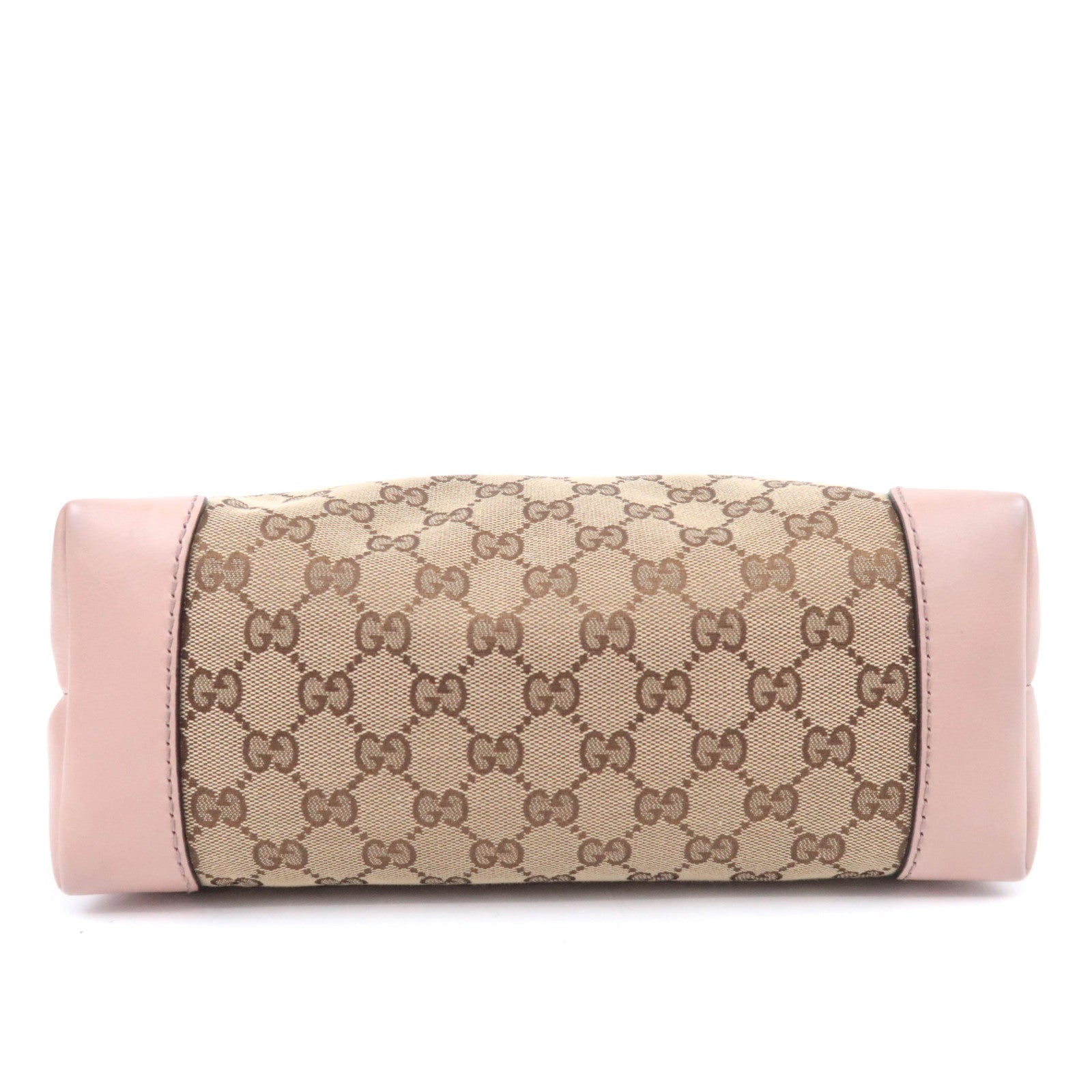 GUCCI GG Canvas Tote Bag Pink Beige Pink 308604