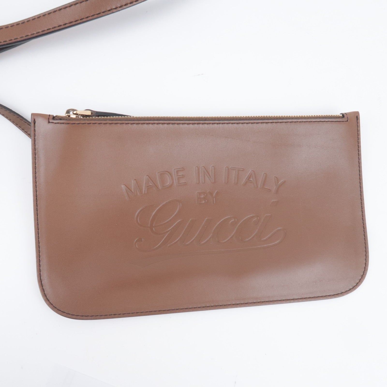 GUCCI Diamante Canvas Leather Tote Bag Beige Brown 247209