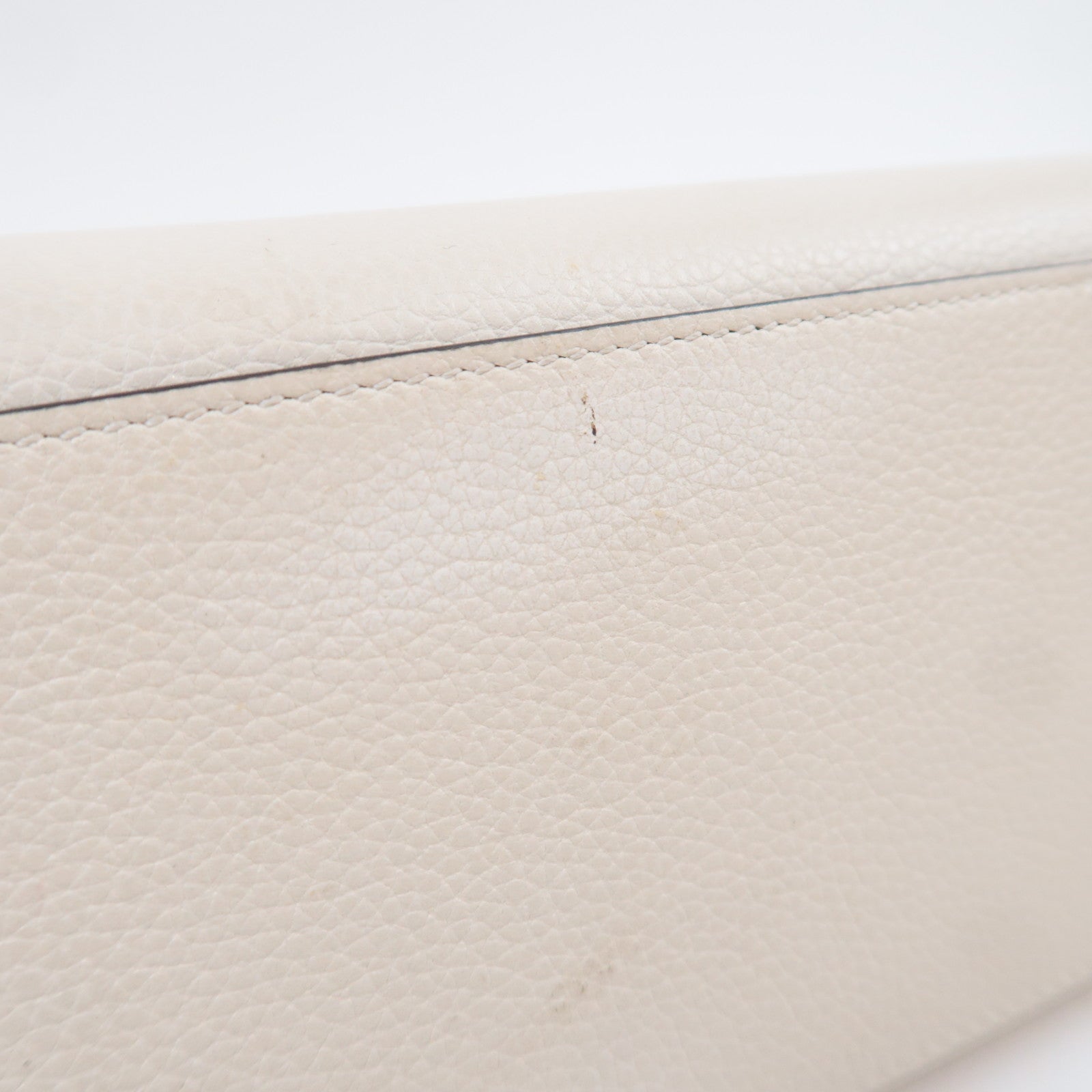 GUCCI Zumi Small 2Way Leather Top Handle Handbag Ivory 569712