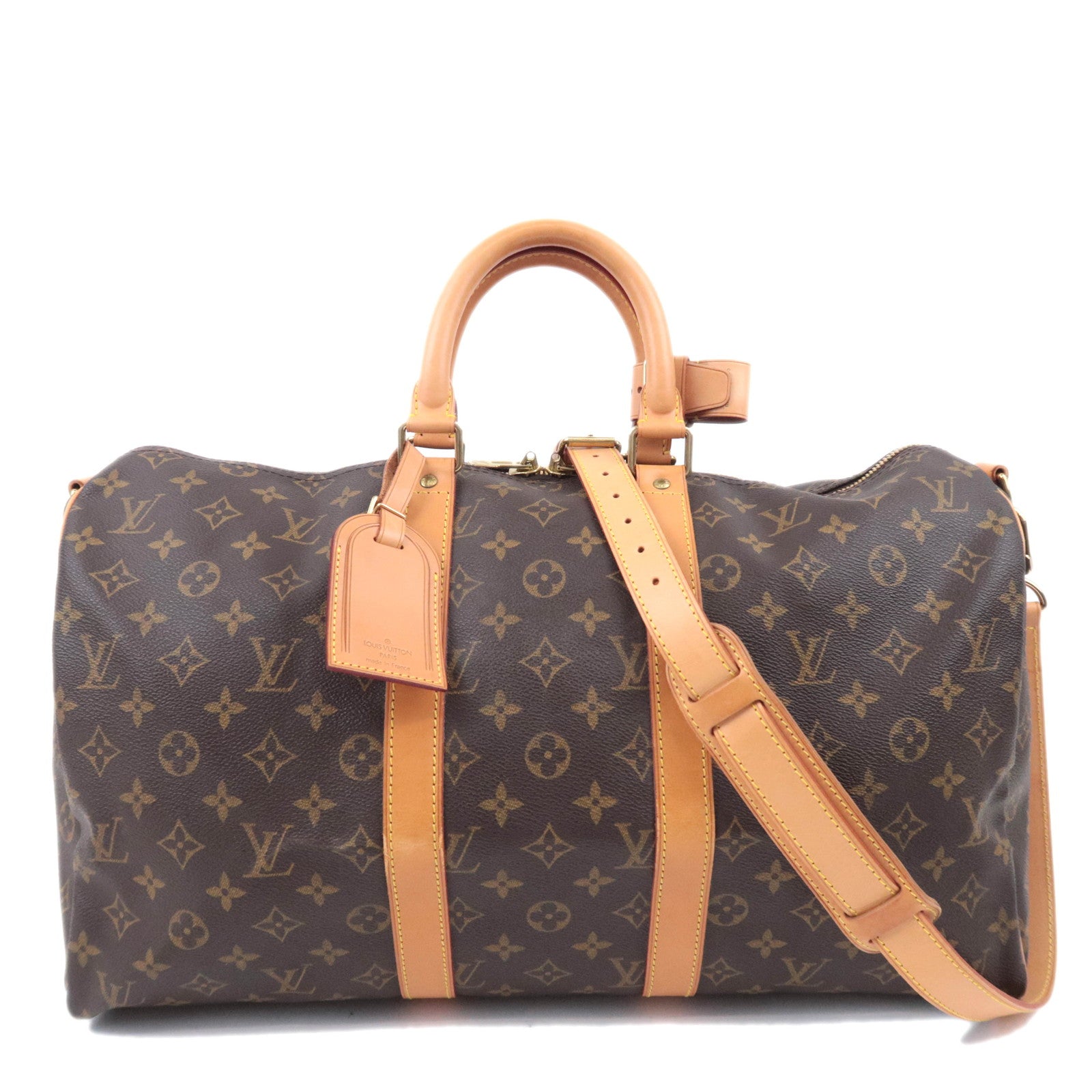 Louis Vuitton Monogram Keepall Bandouliere 45 Travel Bag M4141891336