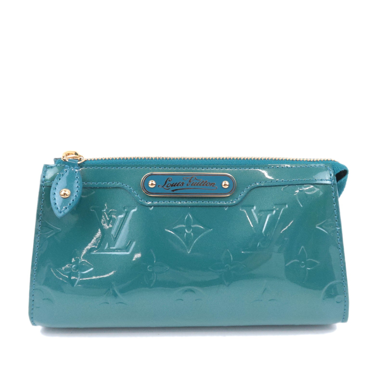 Louis Vuitton Monogram Vernis Trousse Cosmetic Pouch Blue Galactic M9365091357