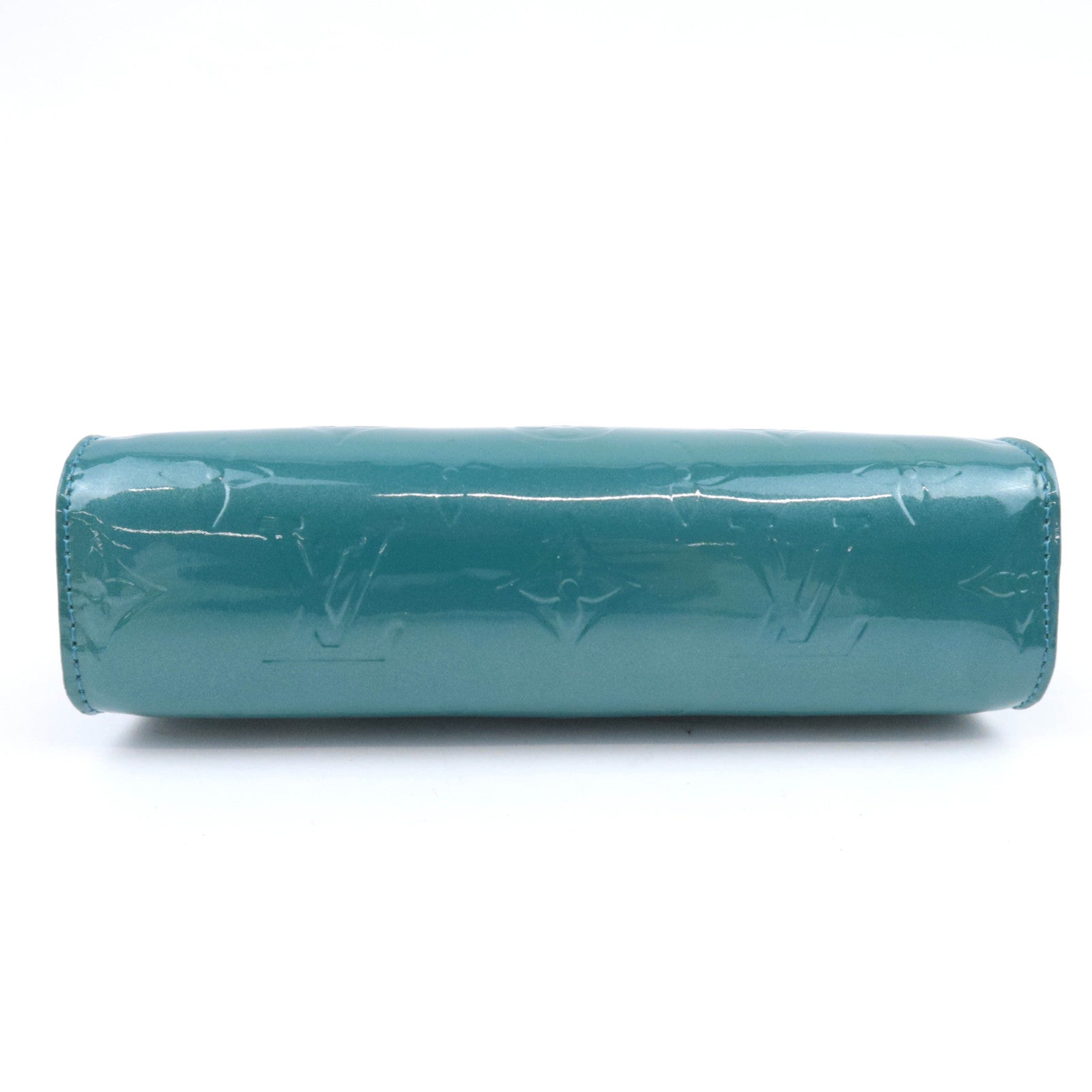 Louis Vuitton Monogram Vernis Trousse Cosmetic Pouch Blue Galactic M93650