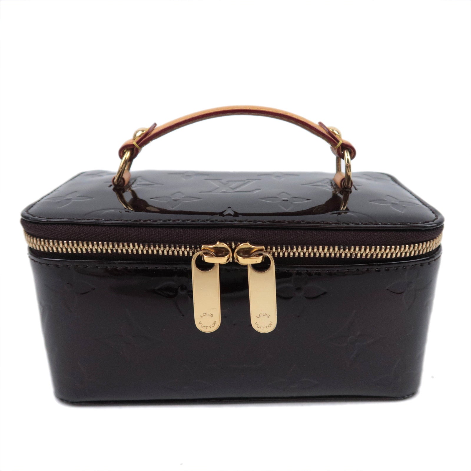 Louis Vuitton Monogram Vernis Jewelry Case Vanity Bag Amarante M9127291360