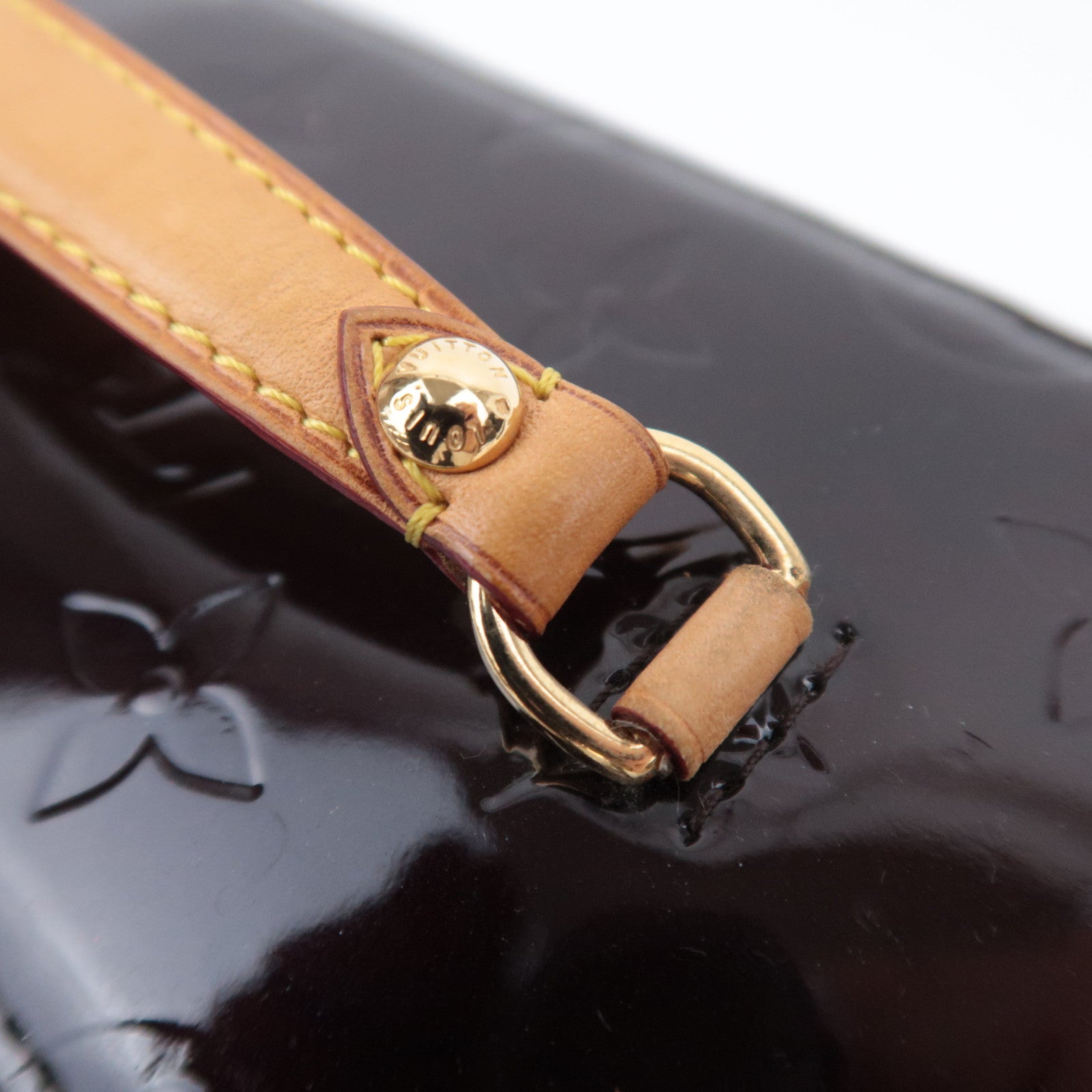 Louis Vuitton Monogram Vernis Jewelry Case Vanity Bag Amarante M91272