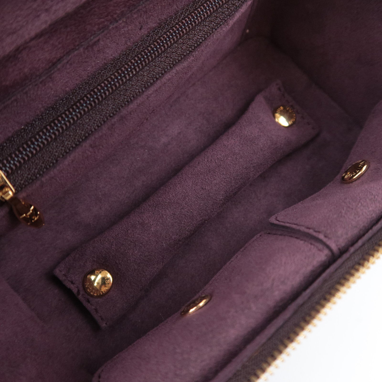 Louis Vuitton Monogram Vernis Jewelry Case Vanity Bag Amarante M91272
