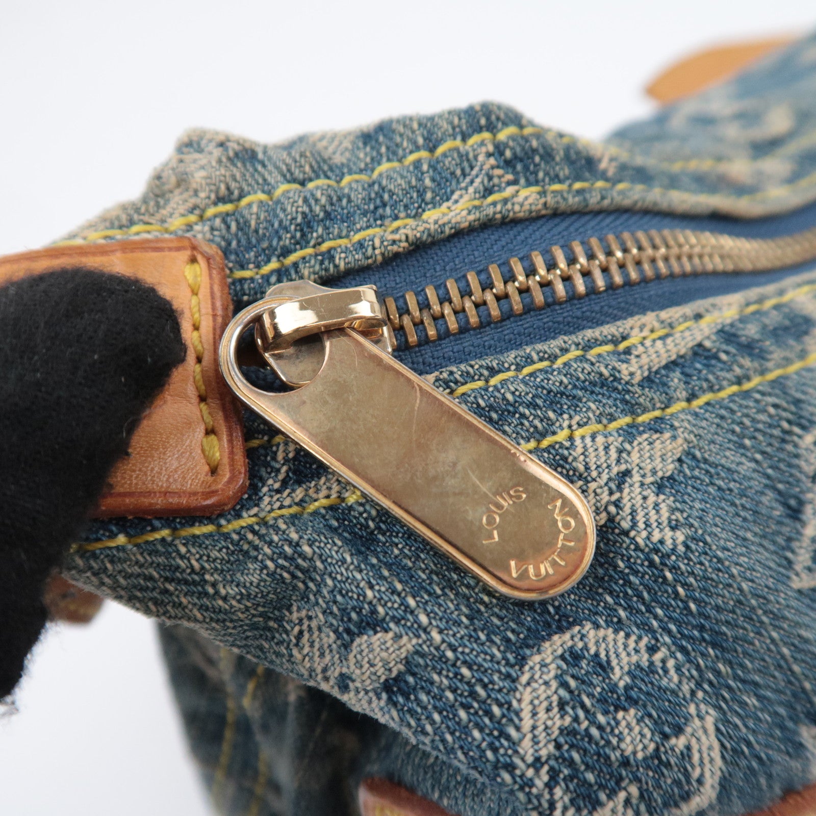 Louis Vuitton Monogram Denim Baggy PM Shoulder Bag M95049