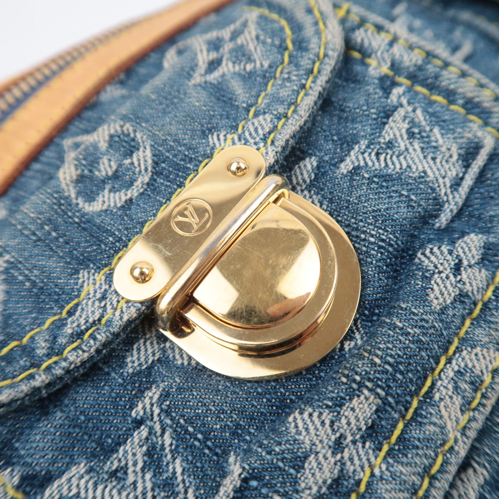 Louis Vuitton Monogram Denim Baggy PM Shoulder Bag M95049