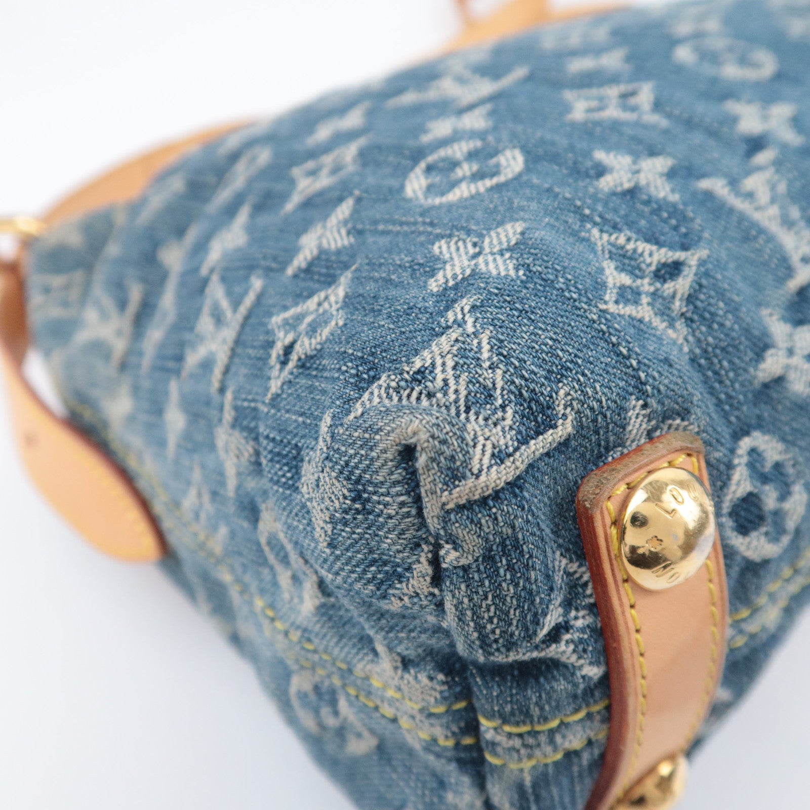 Louis Vuitton Monogram Denim Baggy PM Shoulder Bag M95049