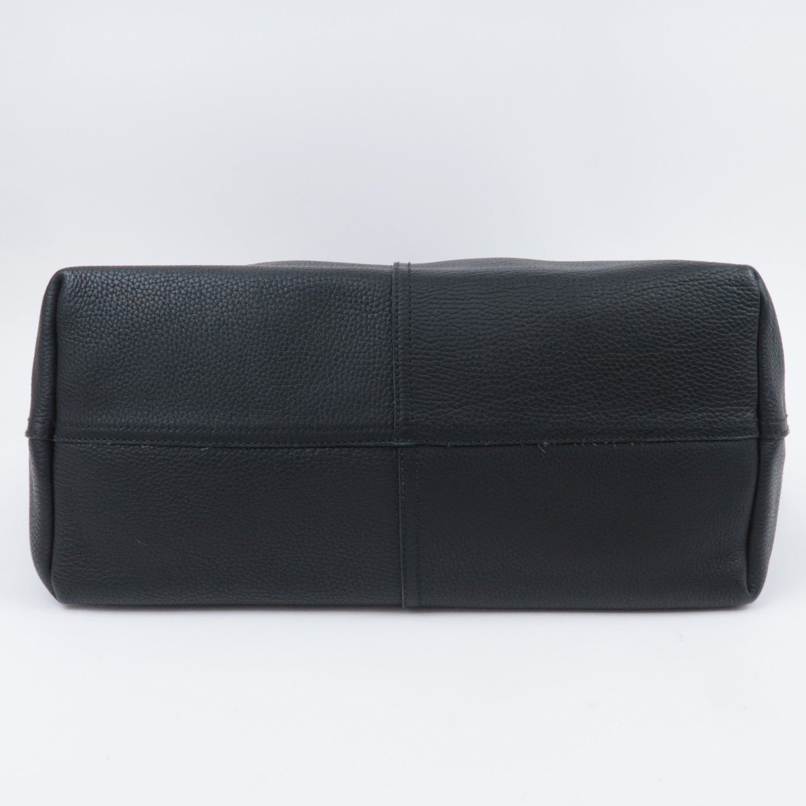 BOTTEGA VENETA Leather Tote Bag Black 145166