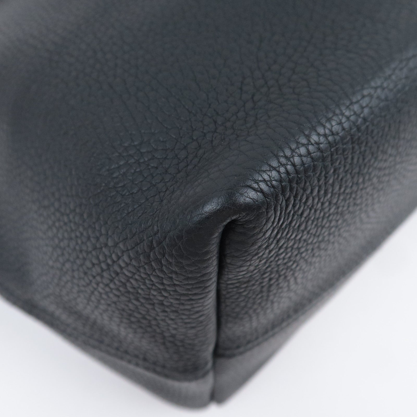 BOTTEGA VENETA Leather Tote Bag Black 145166