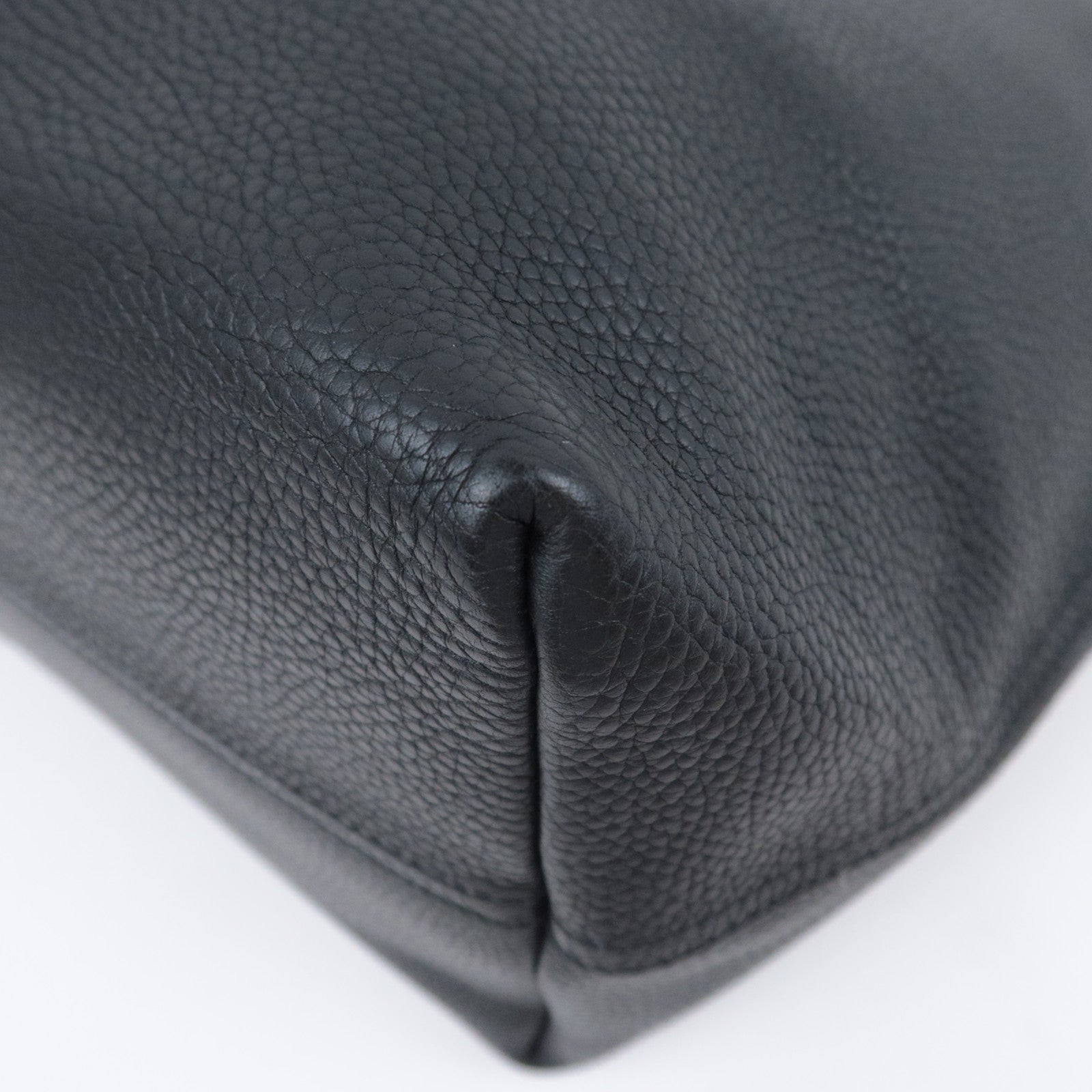 BOTTEGA VENETA Leather Tote Bag Black 145166