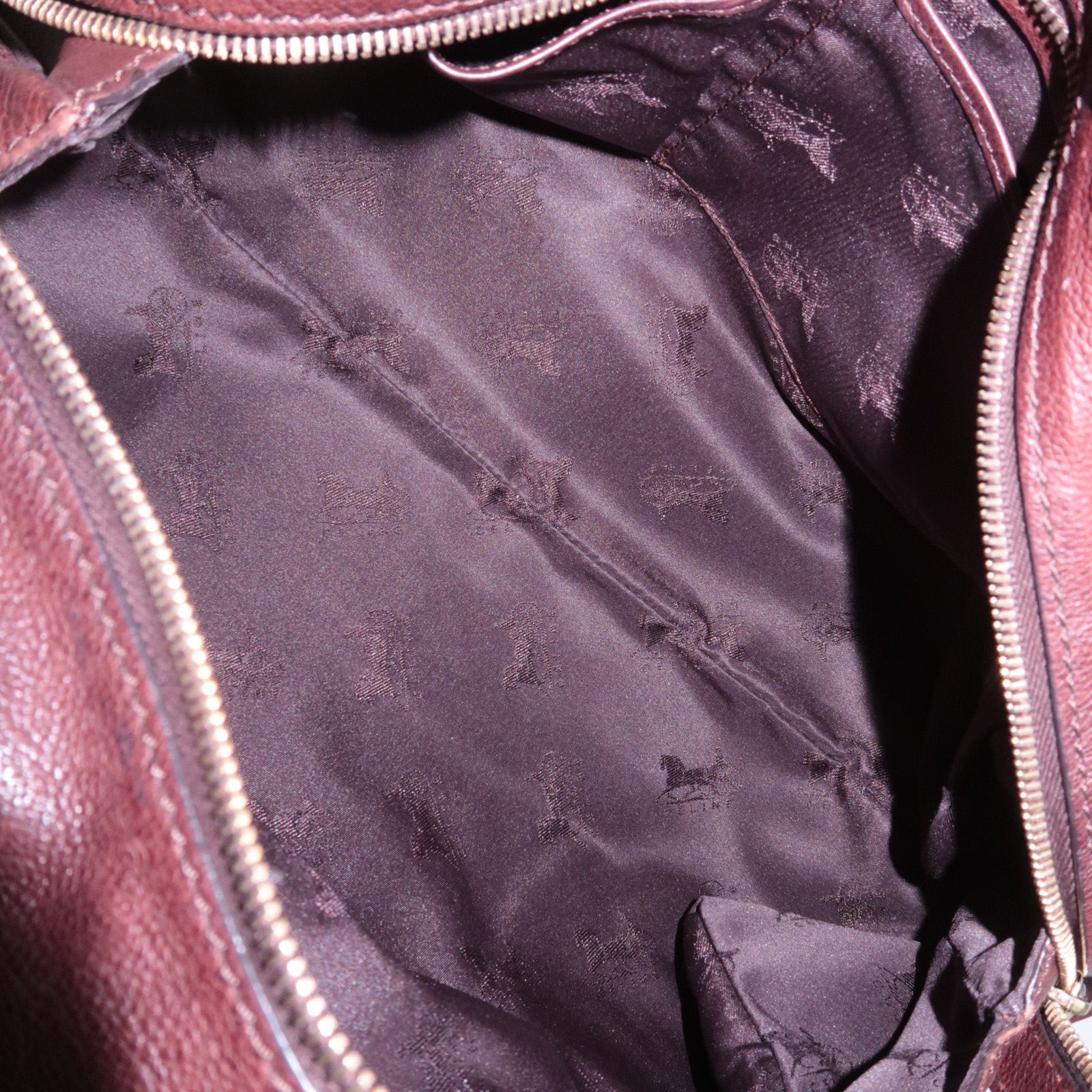 CELINE Leather Shoulder Bag Brown