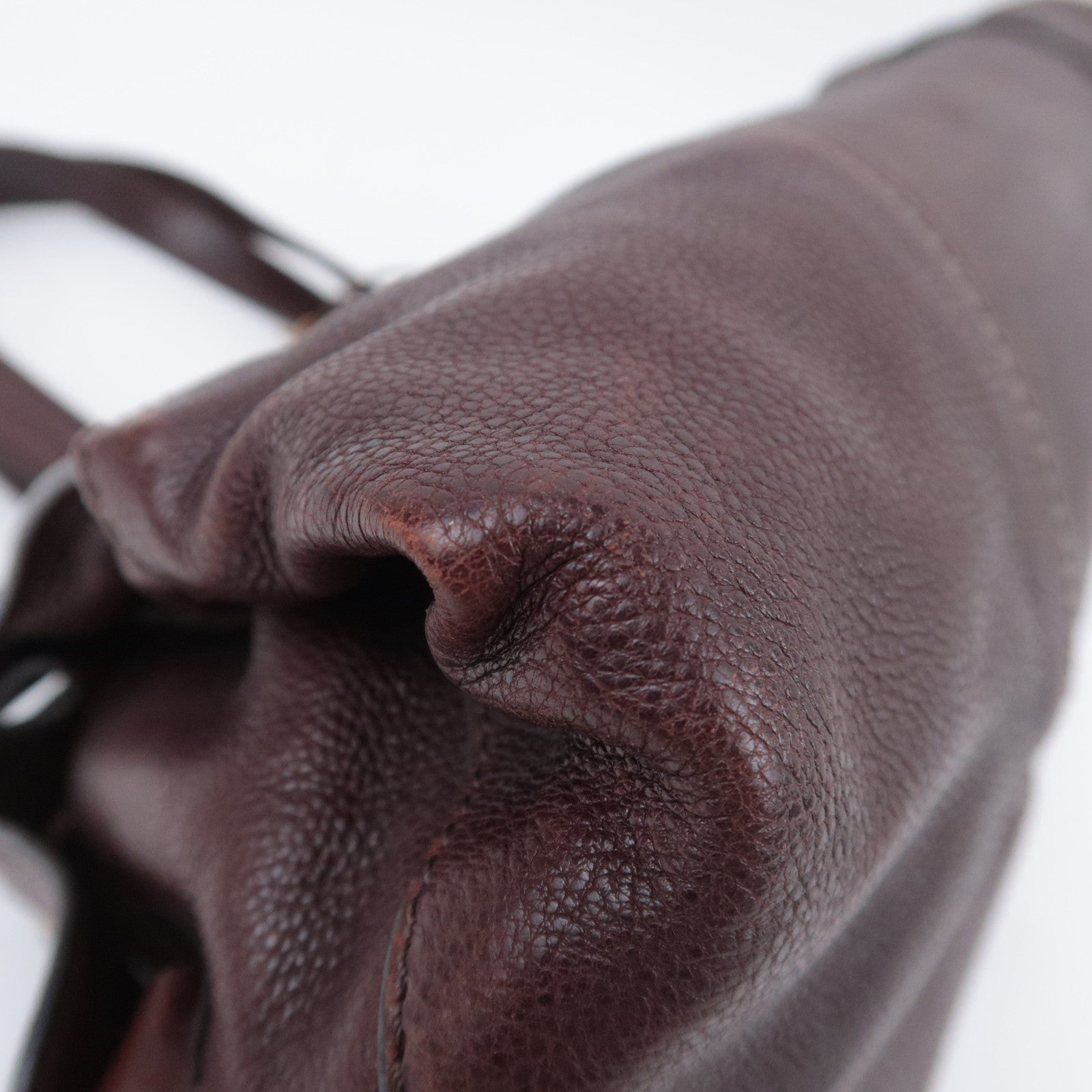 CELINE Leather Shoulder Bag Brown