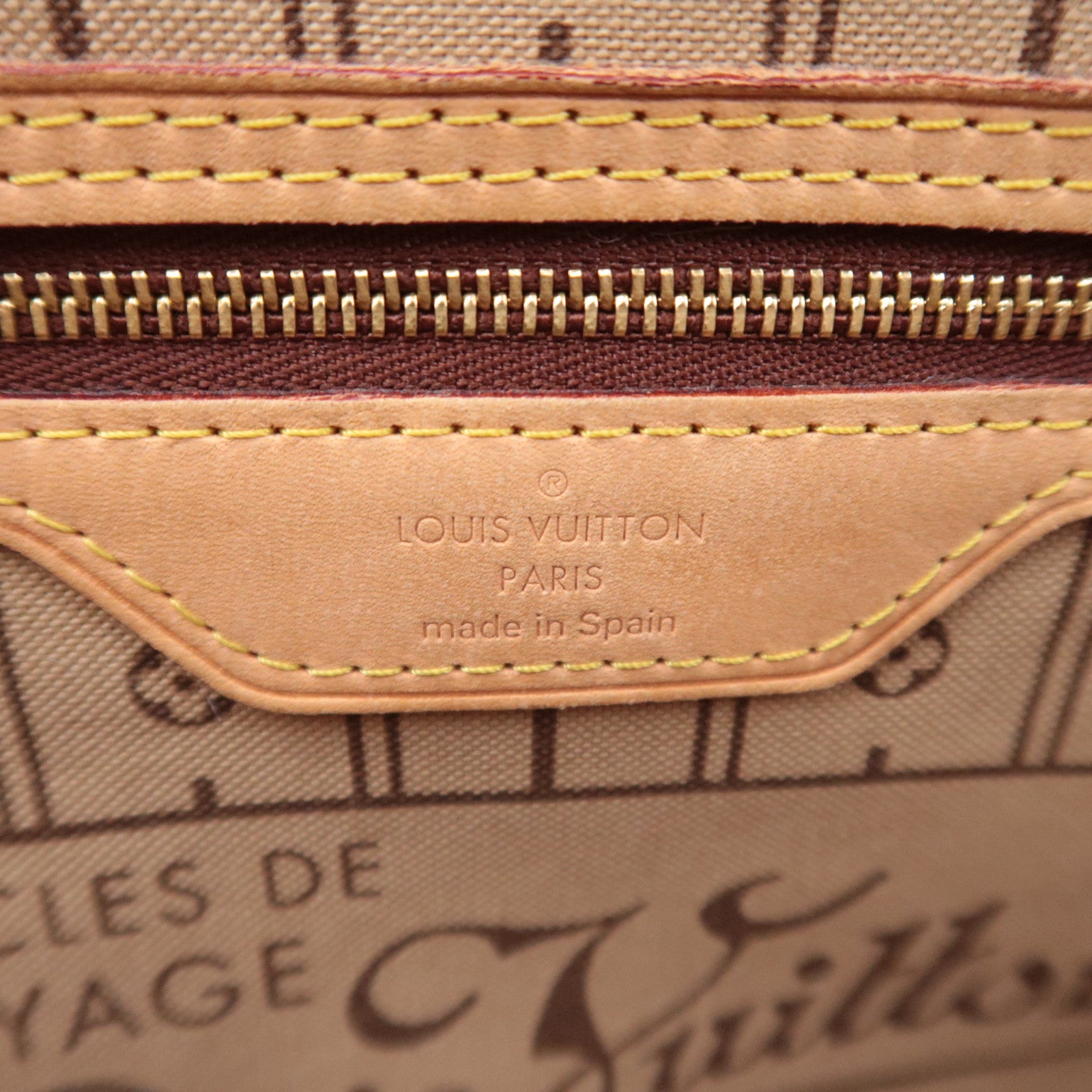 Louis Vuitton Monogram Neverfull MM Tote Bag M40156