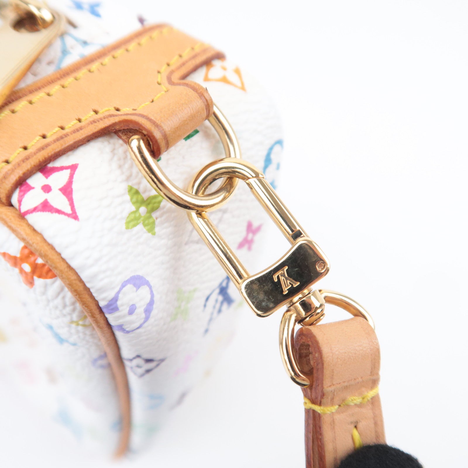Louis Vuitton Murakami Multicolor Trousse Wapity Pouch Blanc M58033