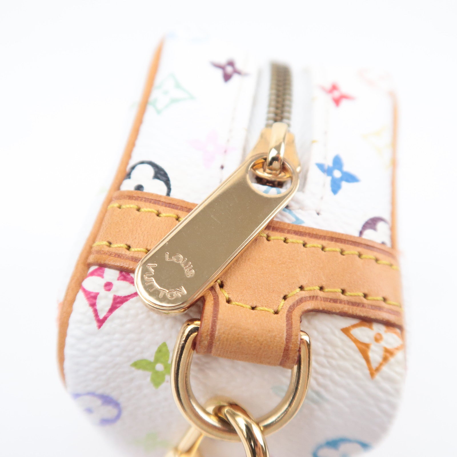 Louis Vuitton Murakami Multicolor Trousse Wapity Pouch Blanc M58033