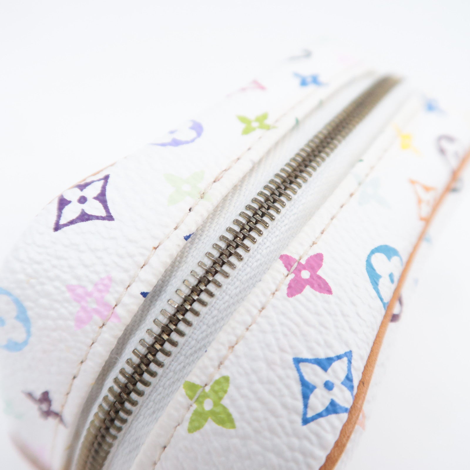 Louis Vuitton Murakami Multicolor Trousse Wapity Pouch Blanc M58033
