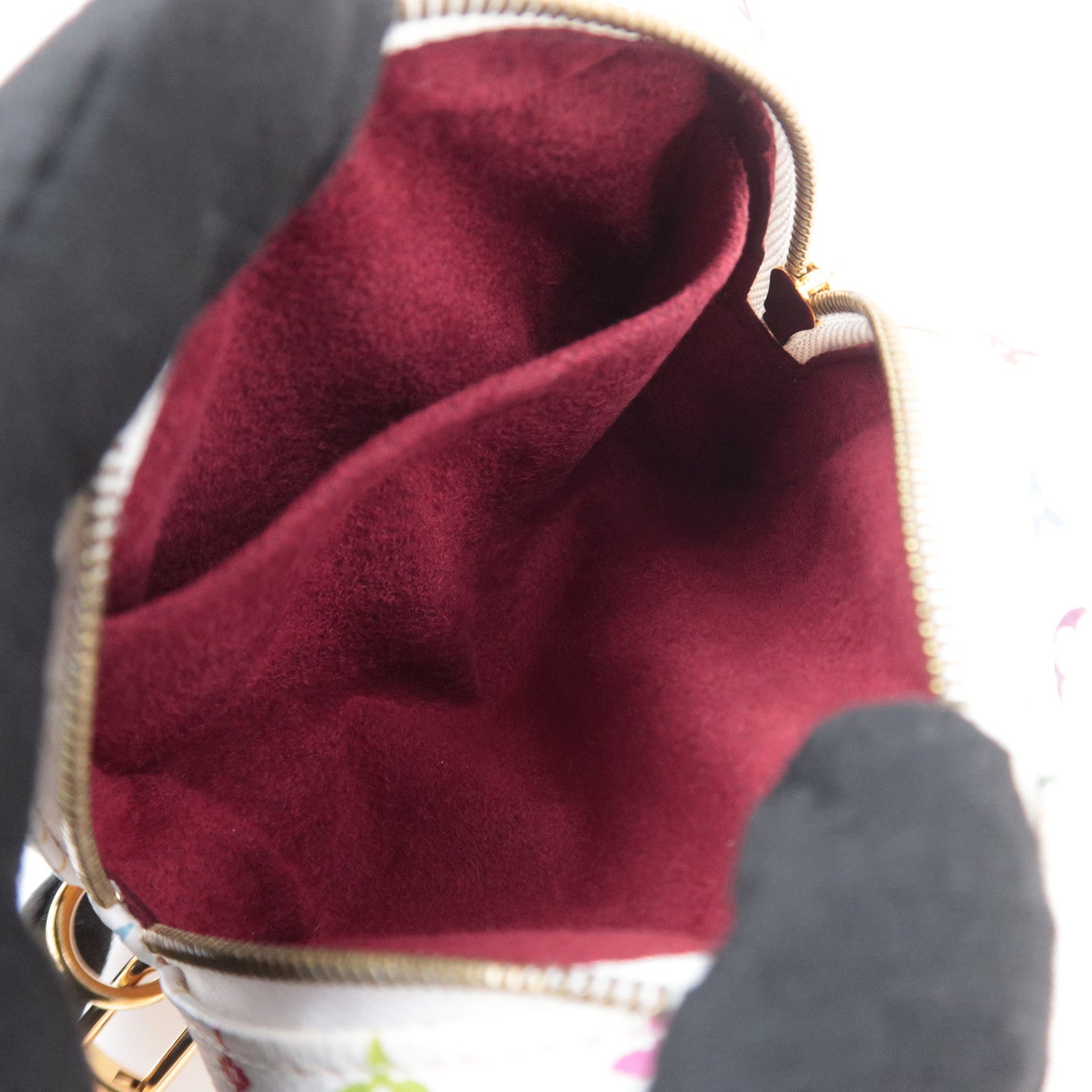 Louis Vuitton Murakami Multicolor Trousse Wapity Pouch Blanc M58033
