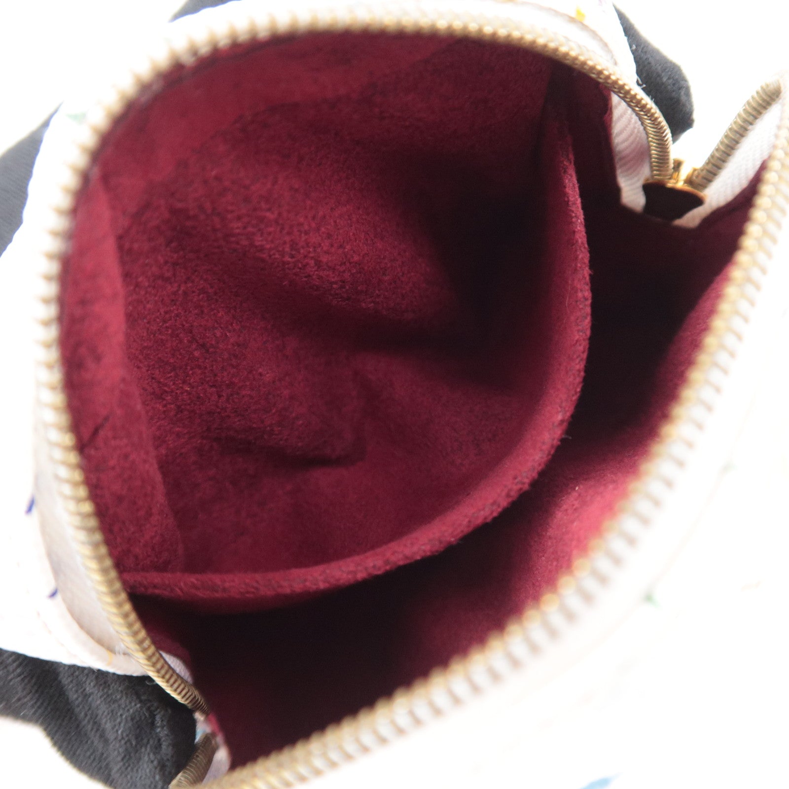 Louis Vuitton Murakami Multicolor Trousse Wapity Pouch Blanc M58033