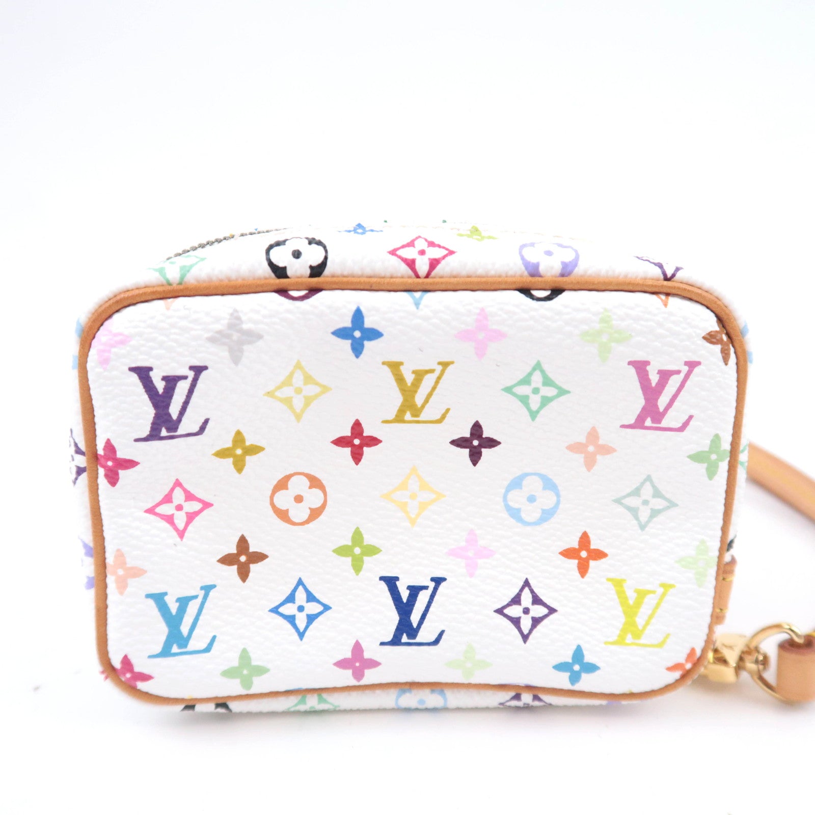 Louis Vuitton Murakami Multicolor Trousse Wapity Pouch Blanc M58033