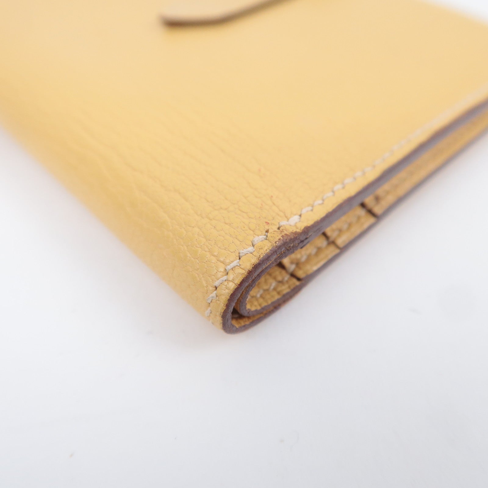 HERMES Bearn Compact Leather Wallet Y Stamp (2020)