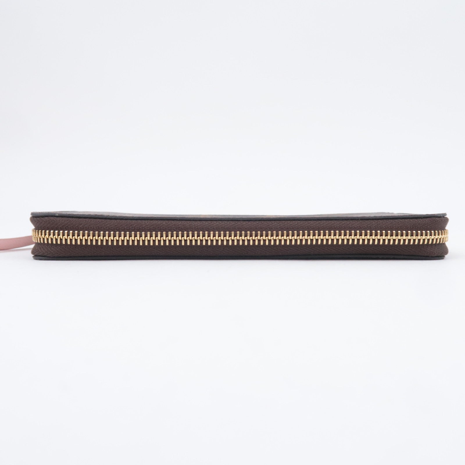 Louis Vuitton Monogram Portefeuille Clemence Long Wallet Rose Ballerine M61298