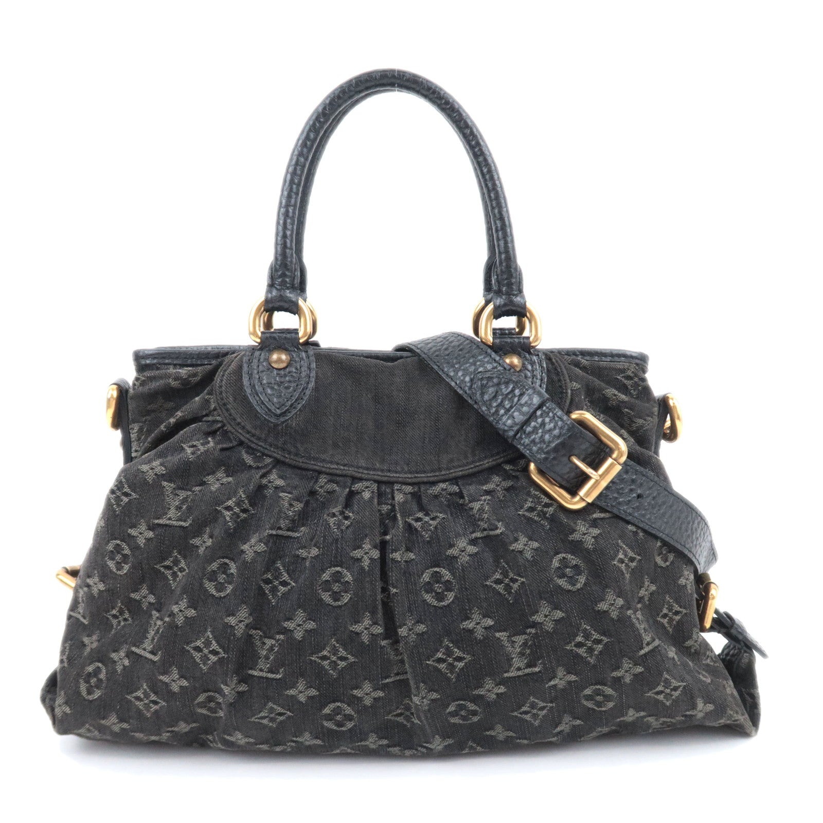 Louis Vuitton Monogram Denim Neo Cabby MM Noir M9535191435