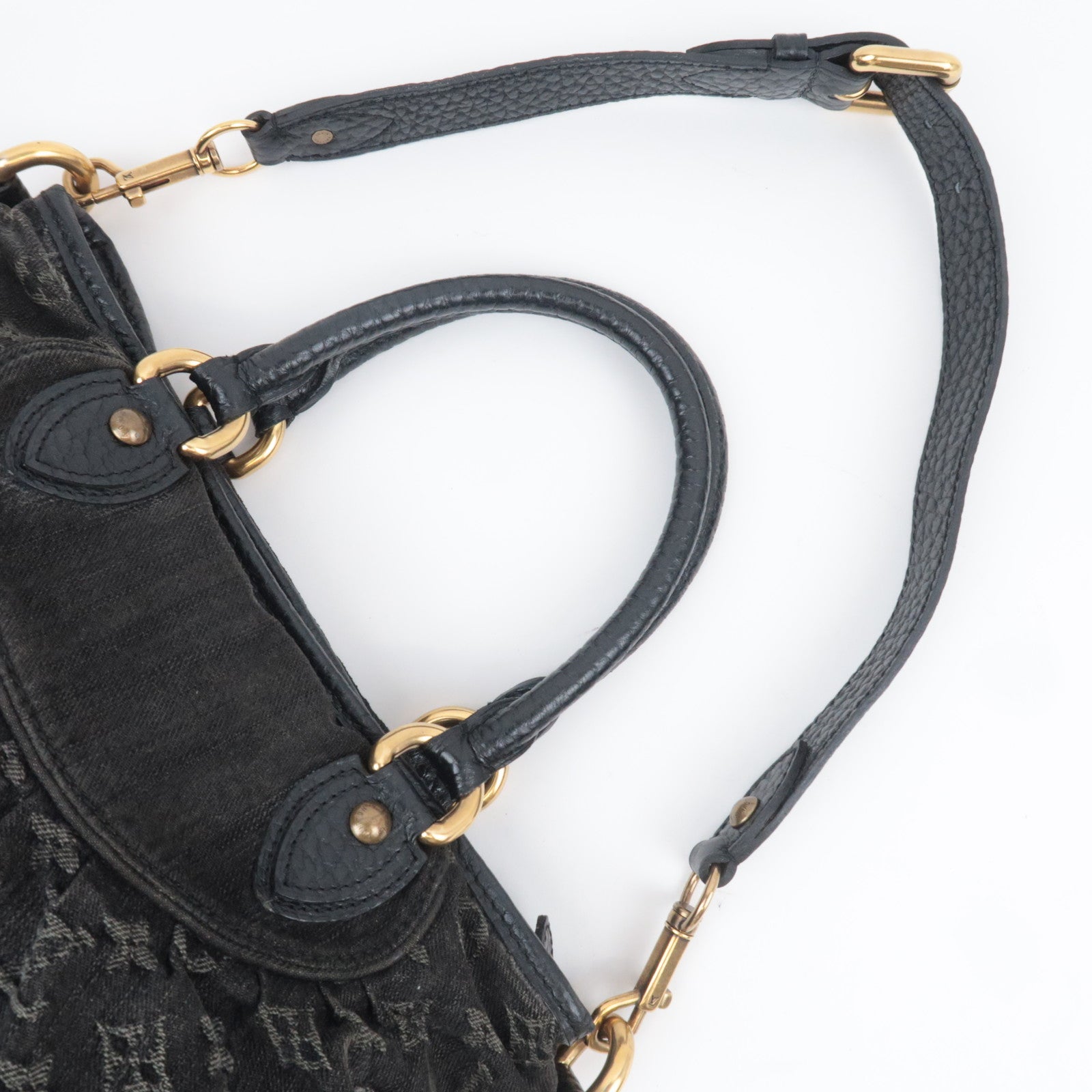 Louis Vuitton Monogram Denim Neo Cabby MM Noir M95351