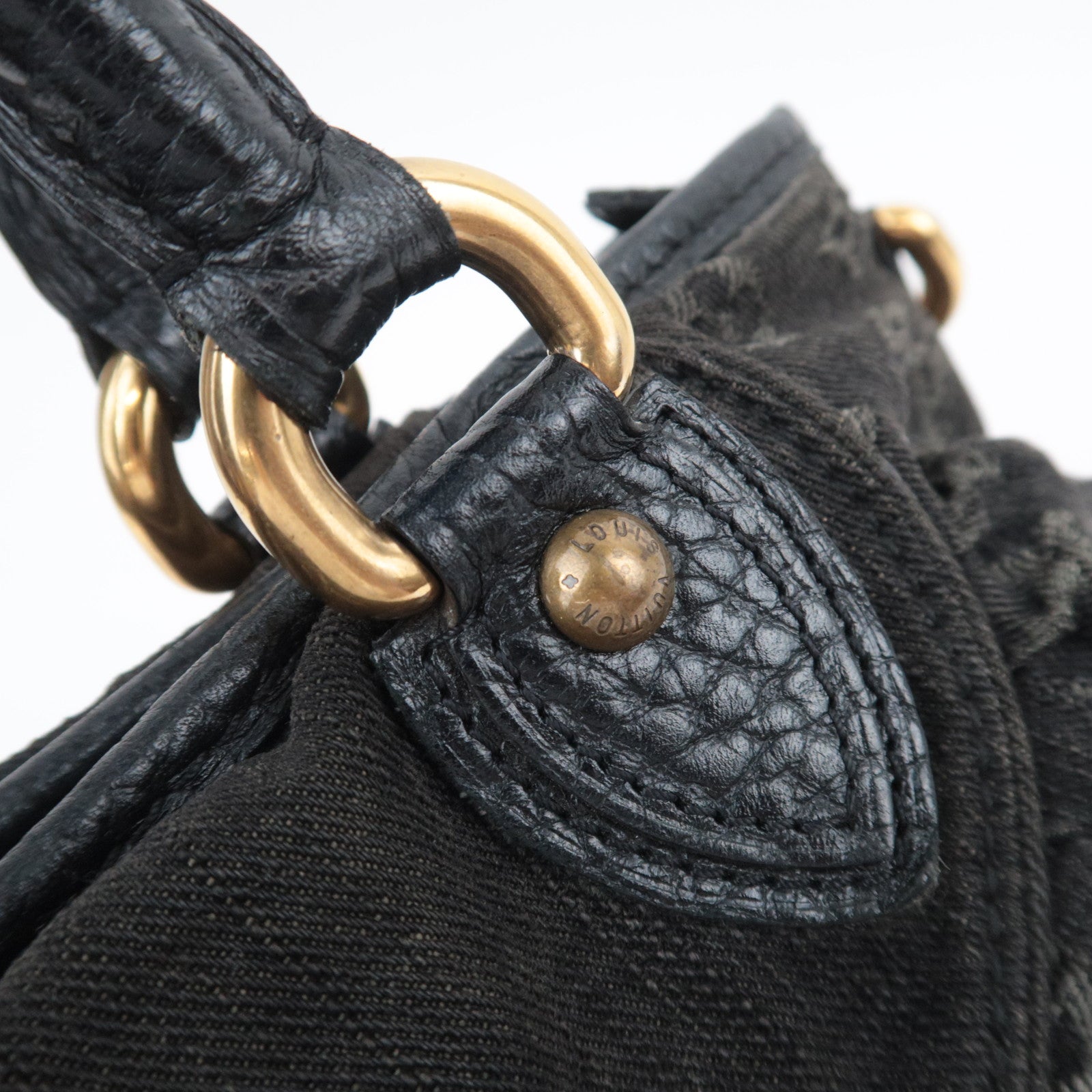 Louis Vuitton Monogram Denim Neo Cabby MM Noir M95351
