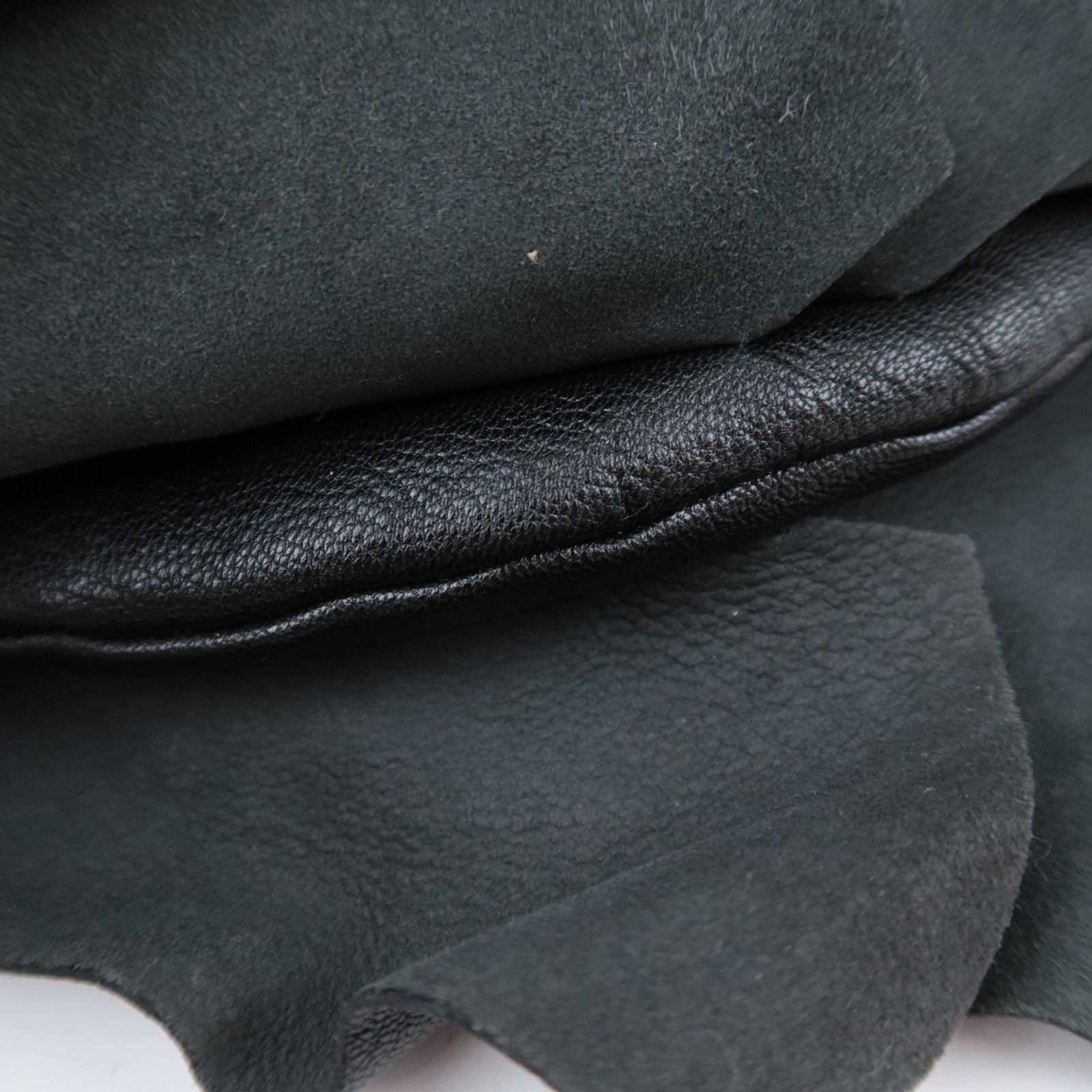 SAINT LAURENT YSL Saint-Tropez Leather Shoulder Bag Black
