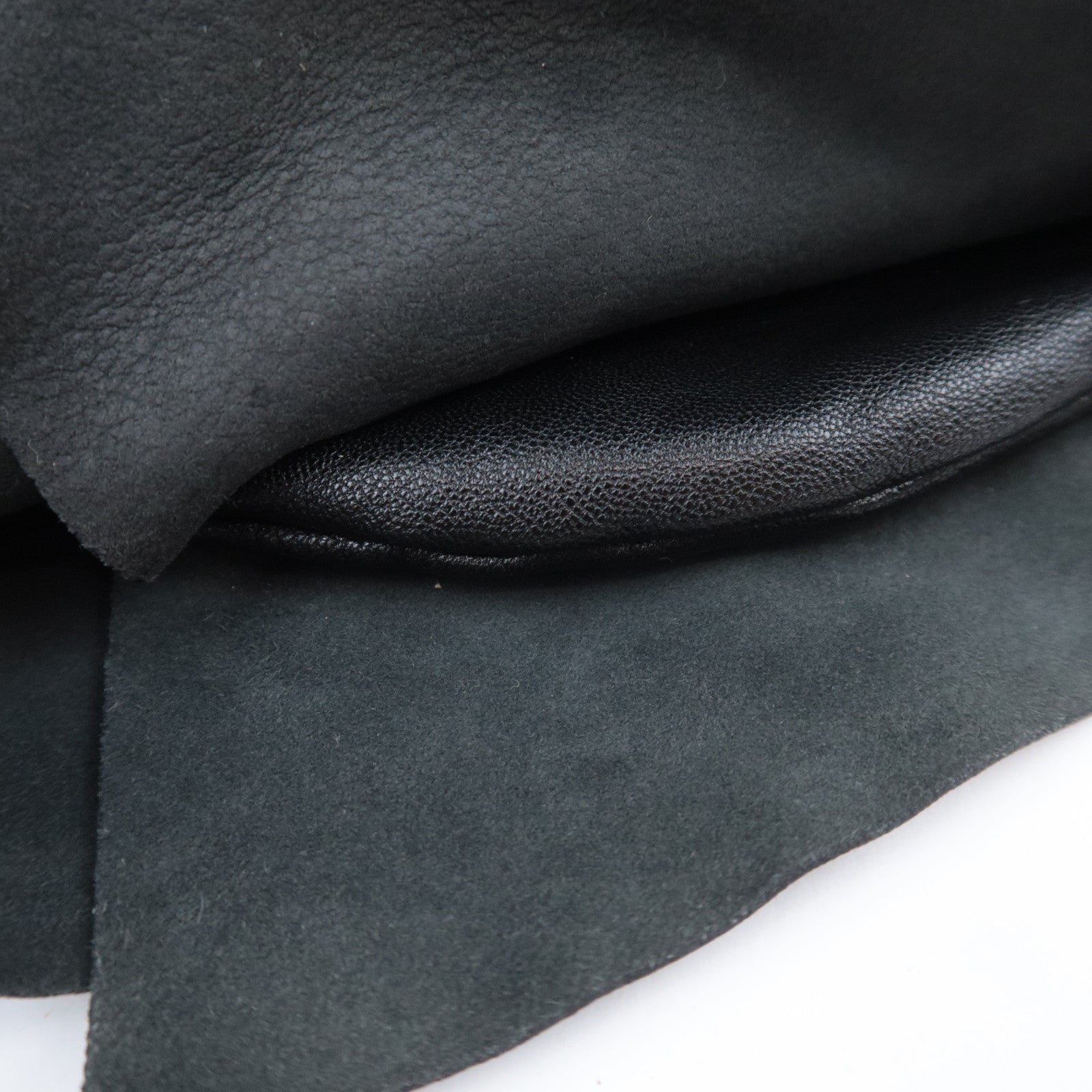 SAINT LAURENT YSL Saint-Tropez Leather Shoulder Bag Black