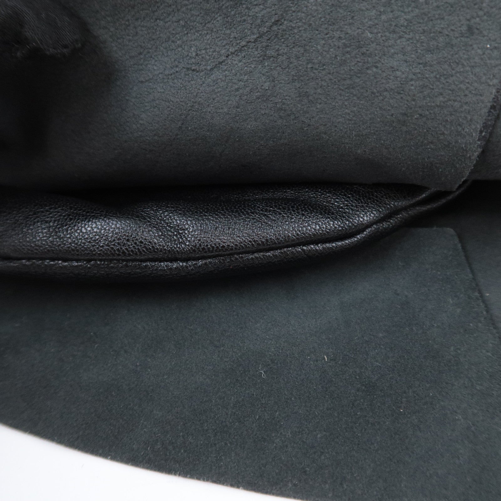 SAINT LAURENT YSL Saint-Tropez Leather Shoulder Bag Black