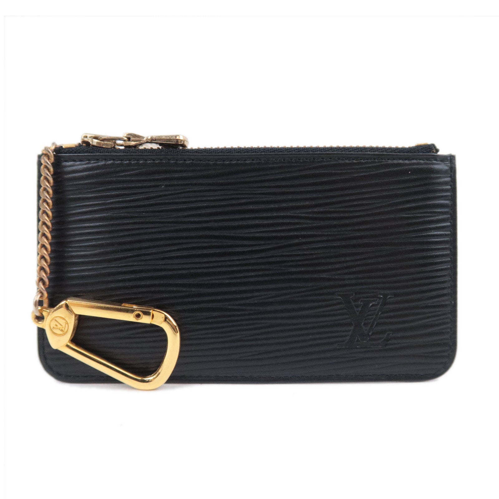 Louis Vuitton Epi Pochette Cles Coin Case Noir M6380291559