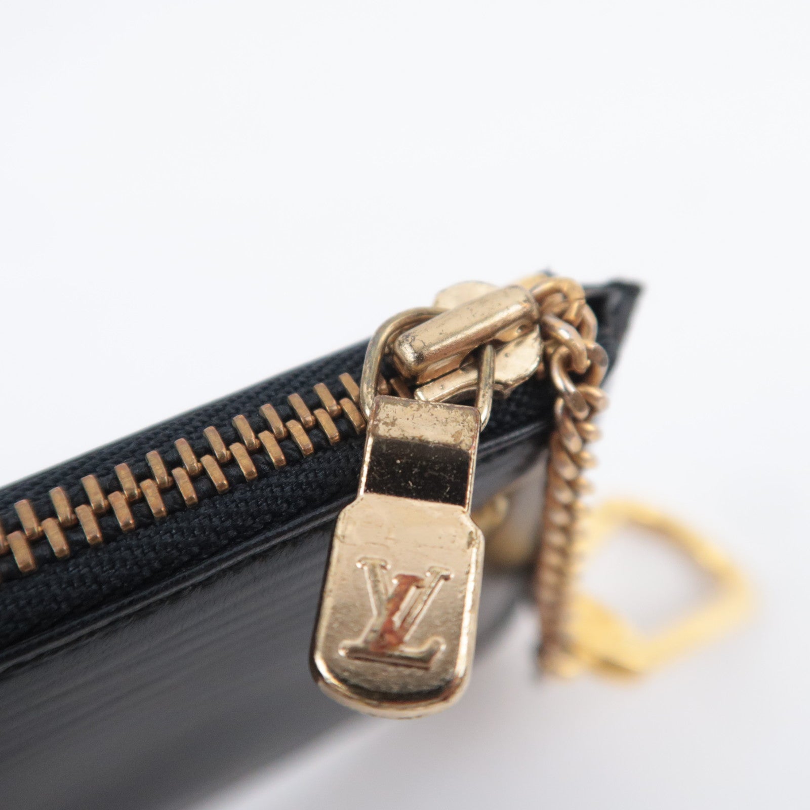 Louis Vuitton Epi Pochette Cles Coin Case Noir M63802