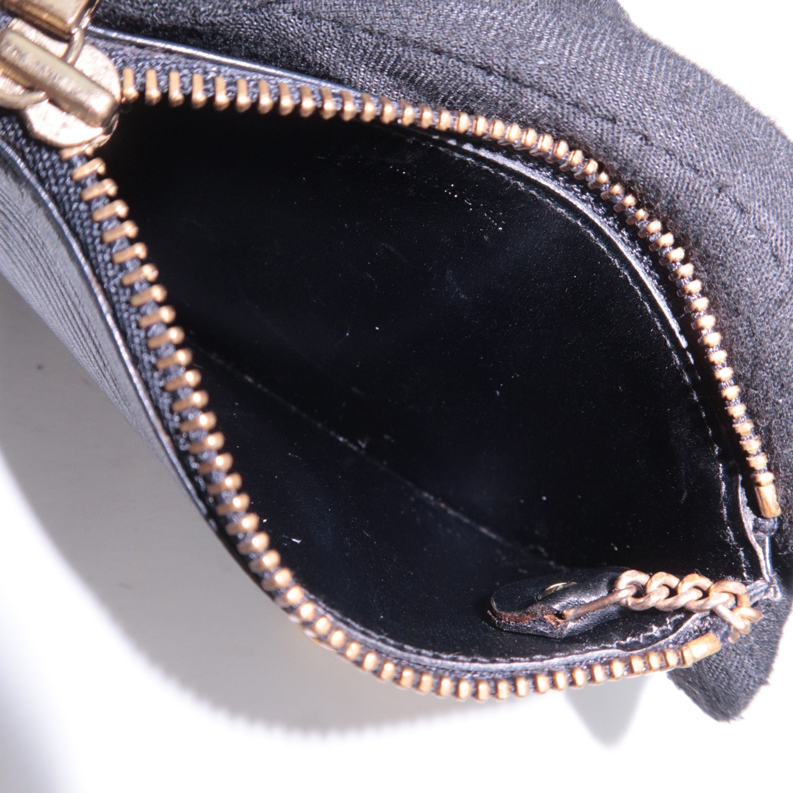 Louis Vuitton Epi Pochette Cles Coin Case Noir M63802