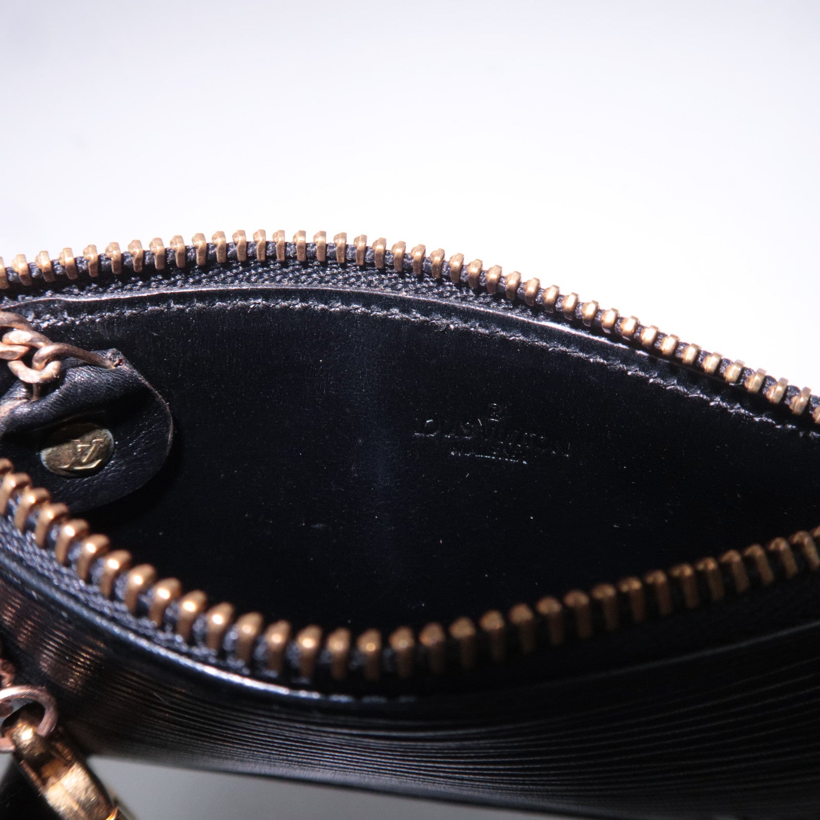 Louis Vuitton Epi Pochette Cles Coin Case Noir M63802