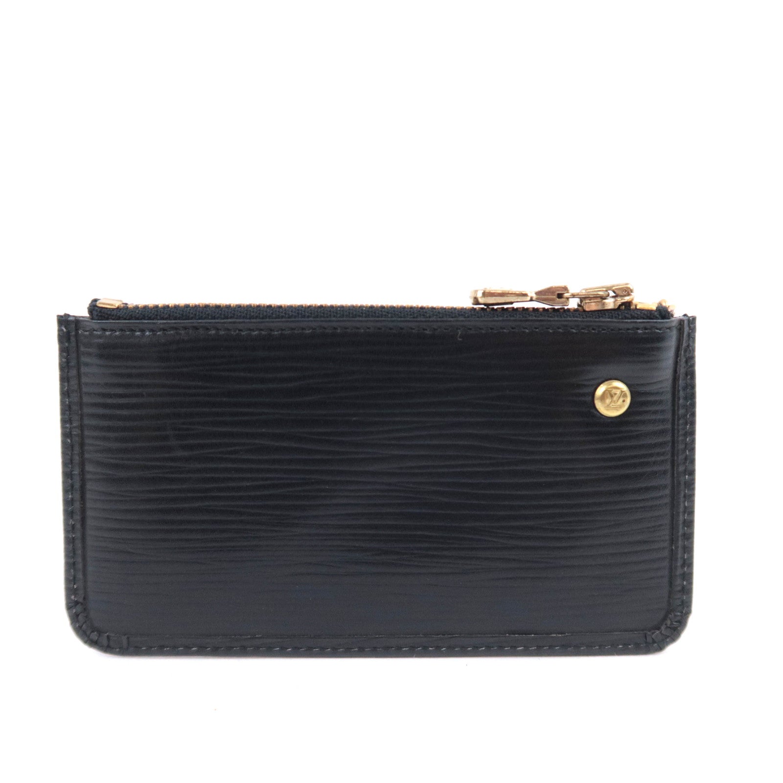 Louis Vuitton Epi Pochette Cles Coin Case Noir M63802