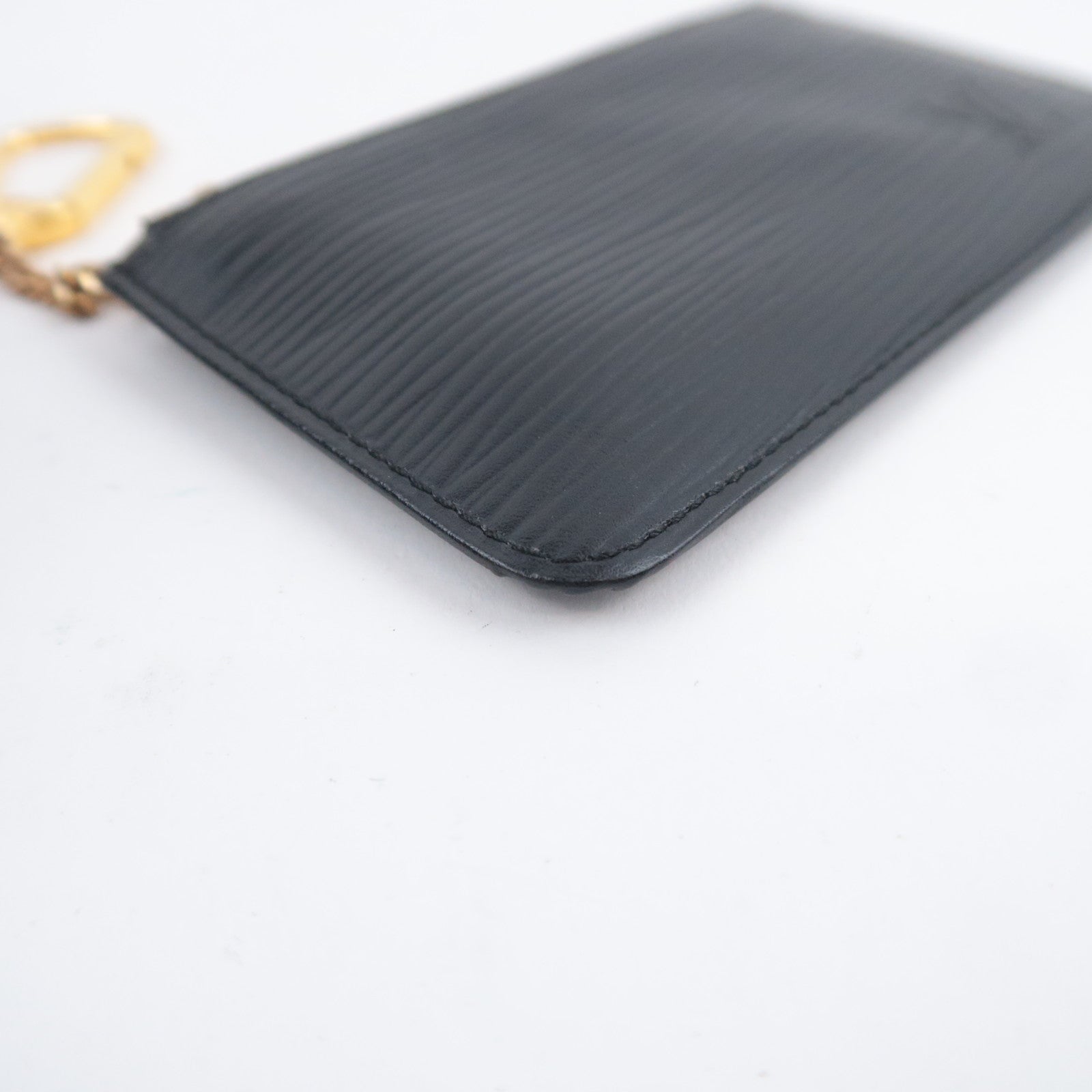 Louis Vuitton Epi Pochette Cles Coin Case Noir M63802