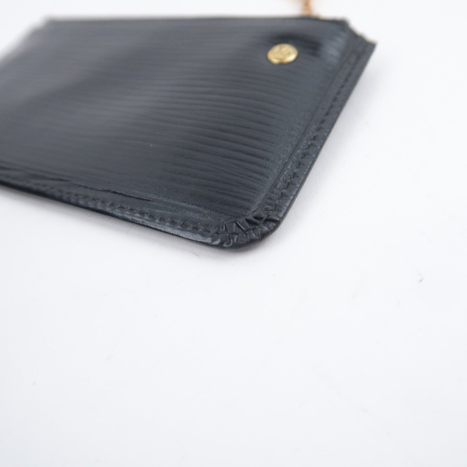 Louis Vuitton Epi Pochette Cles Coin Case Noir M63802