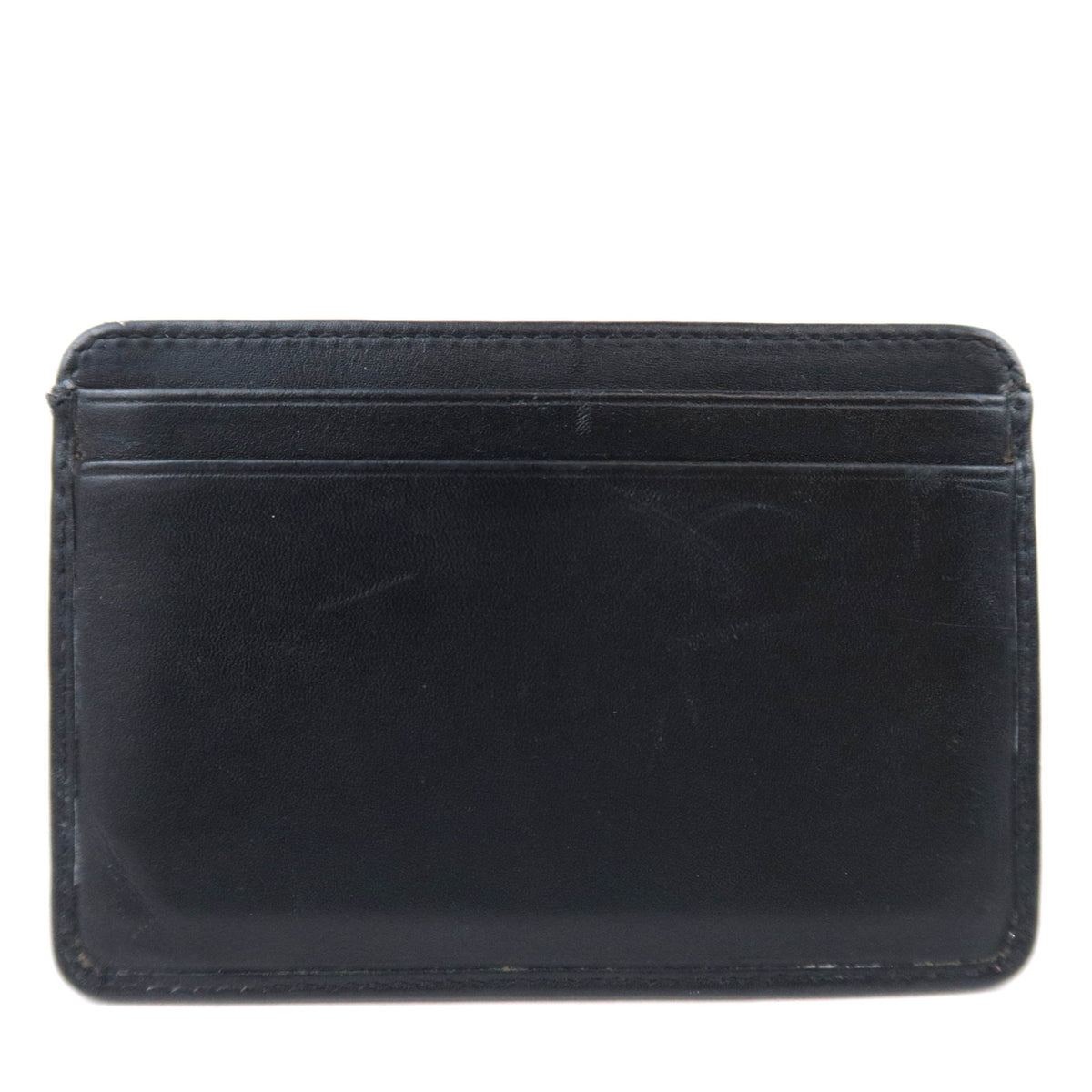 CHANEL Cambon Line Card Case Black
